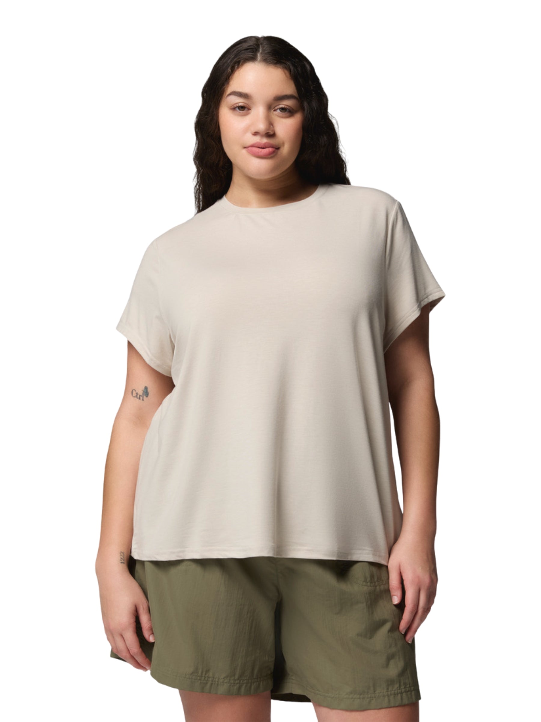 Soft and Stretchy CSC Plus Size T-Shirt - Dark Stone Heat