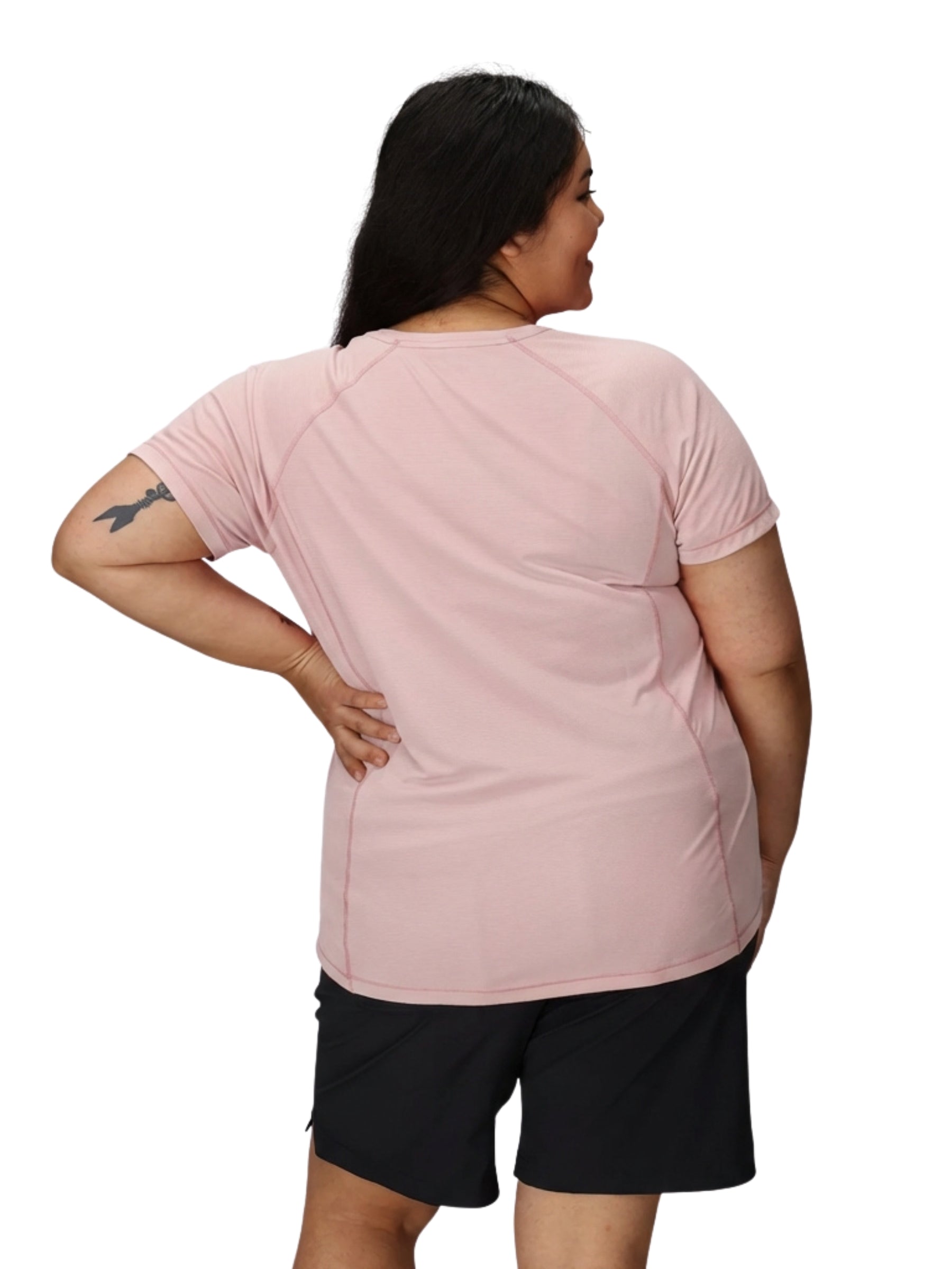 Echo Plus Size T-Shirt - Cherry Blossom