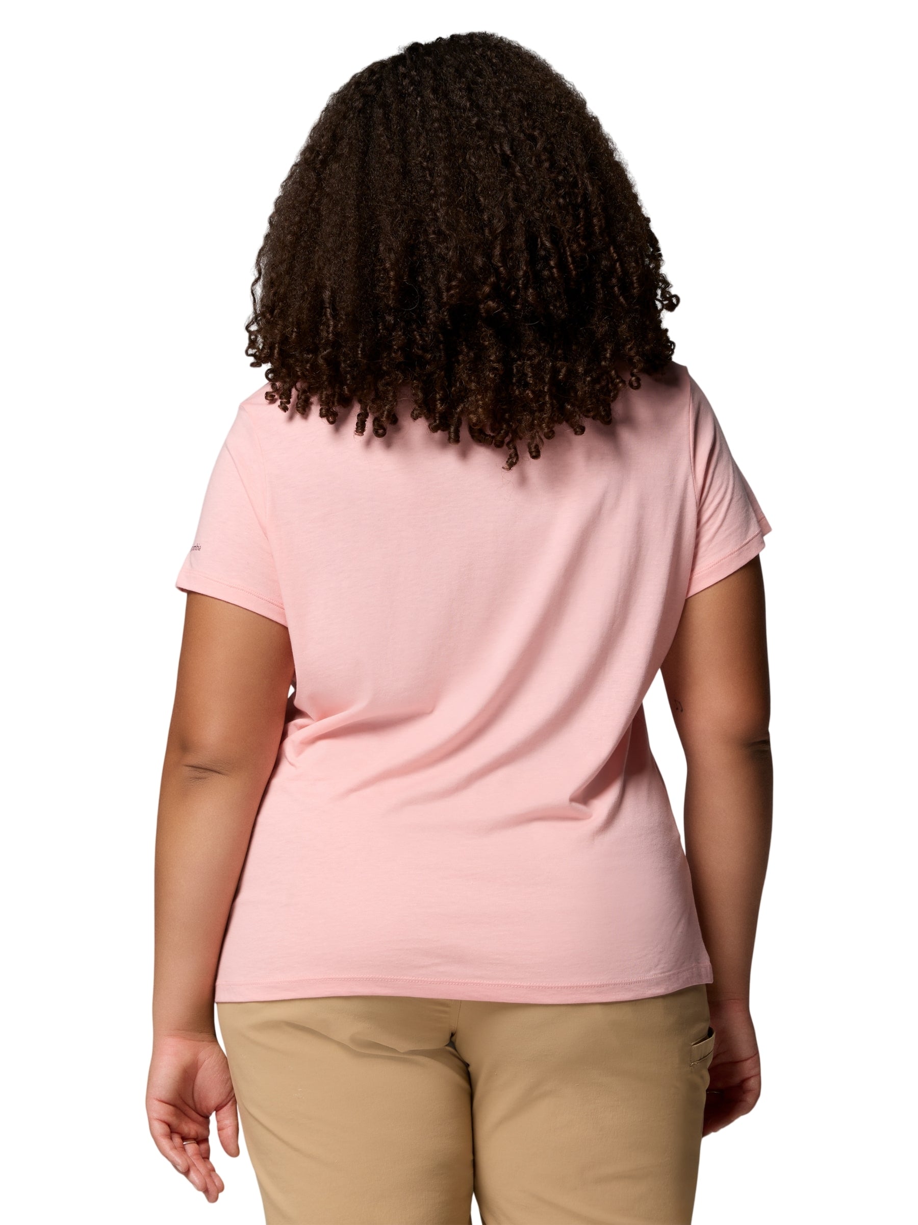 T-Shirt Ajusté Graphique Ruby Springs Taille Plus - Pink Sand, Get Hiked