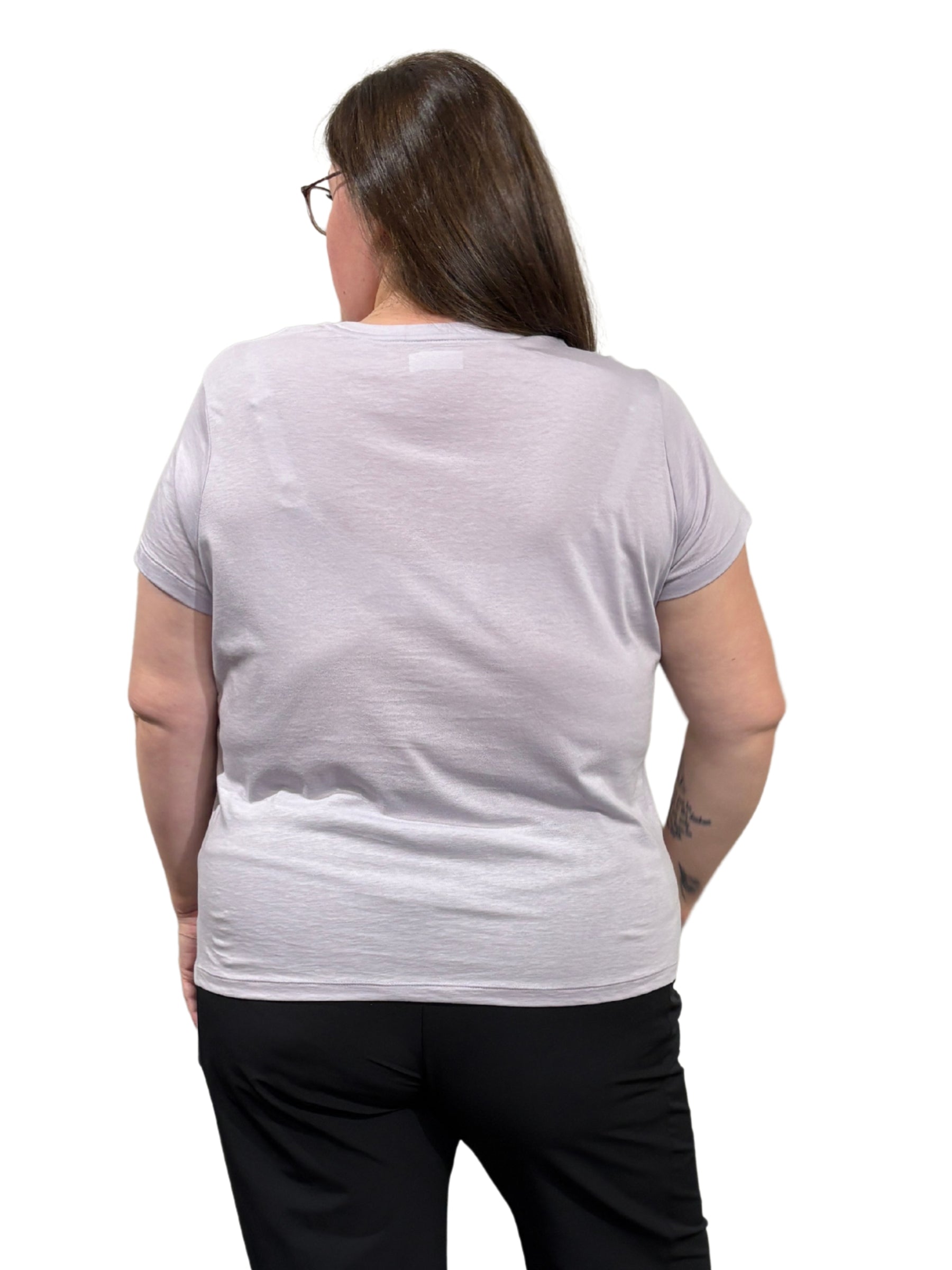 T-Shirt Ajusté Graphique Ruby Springs Taille Plus - Lavender Pearl, Get Hiked