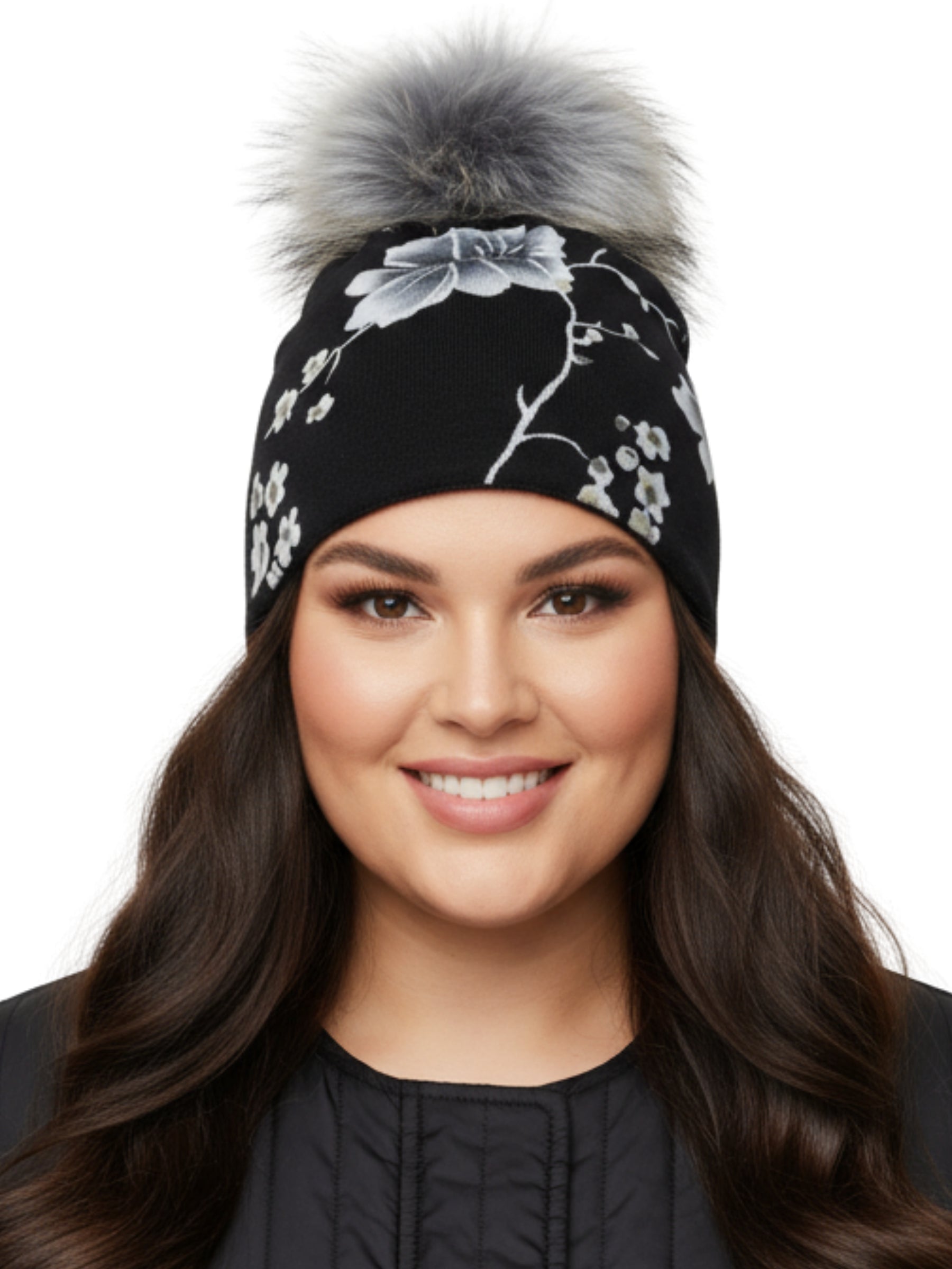 Tuque Grisaille - Noir (Pompon Charbon)