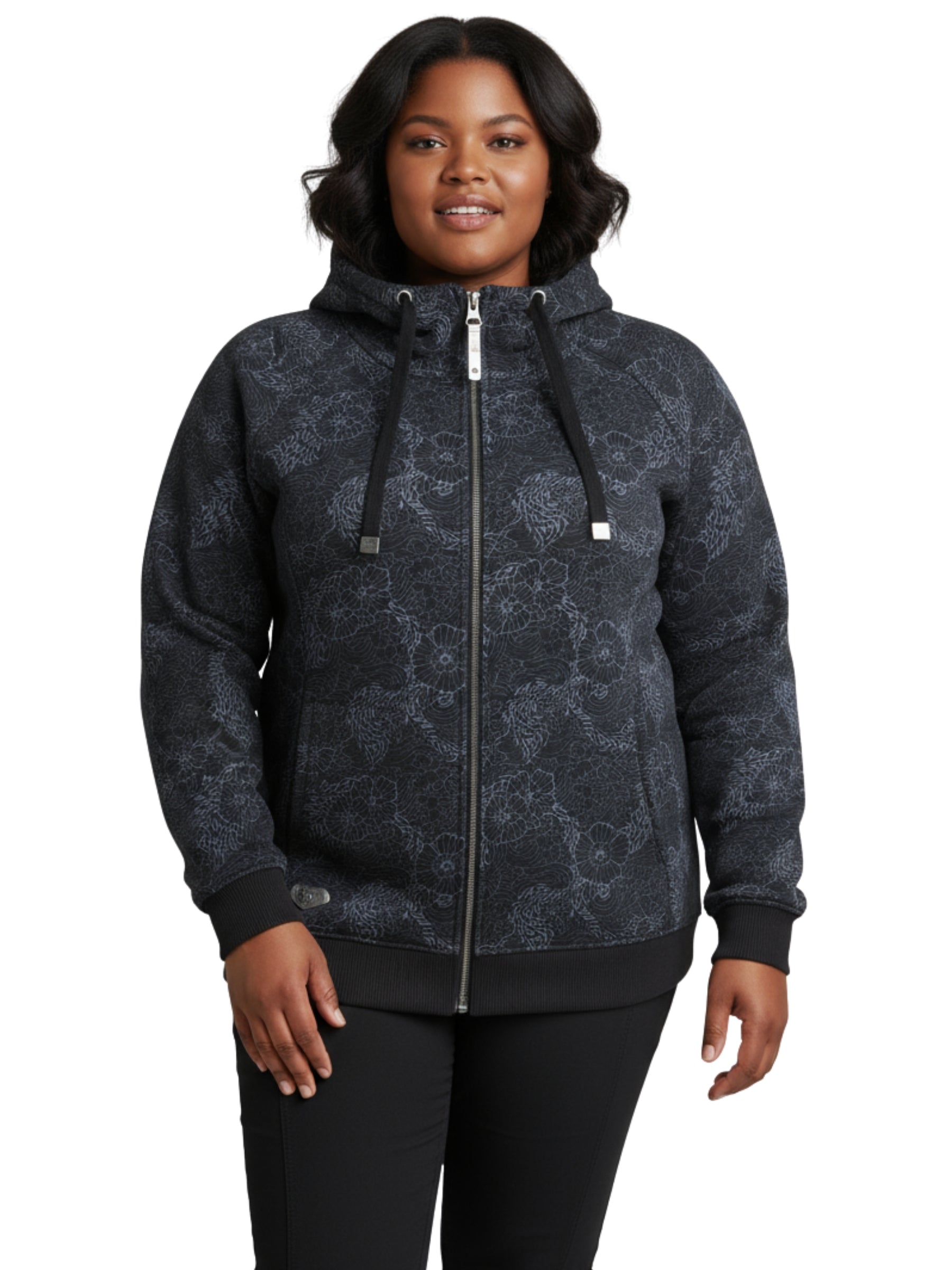 Flow Remake Plus Size Jacket - Blue