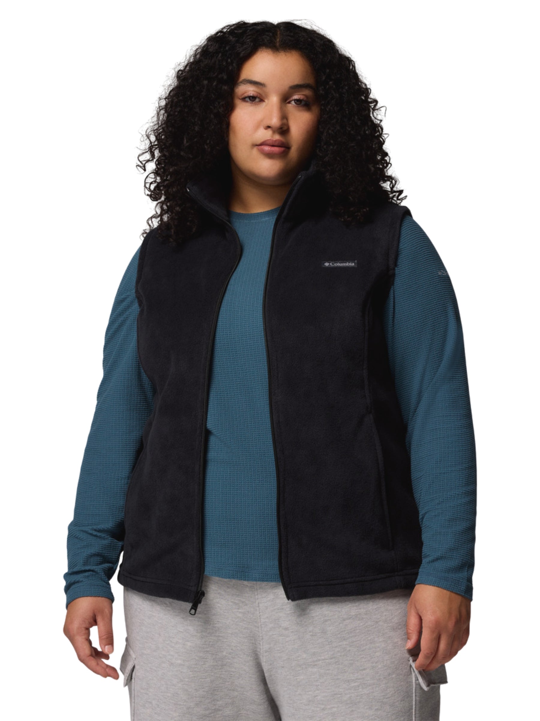 Veste Sans Manches Benton Springs Taille Plus - Noir