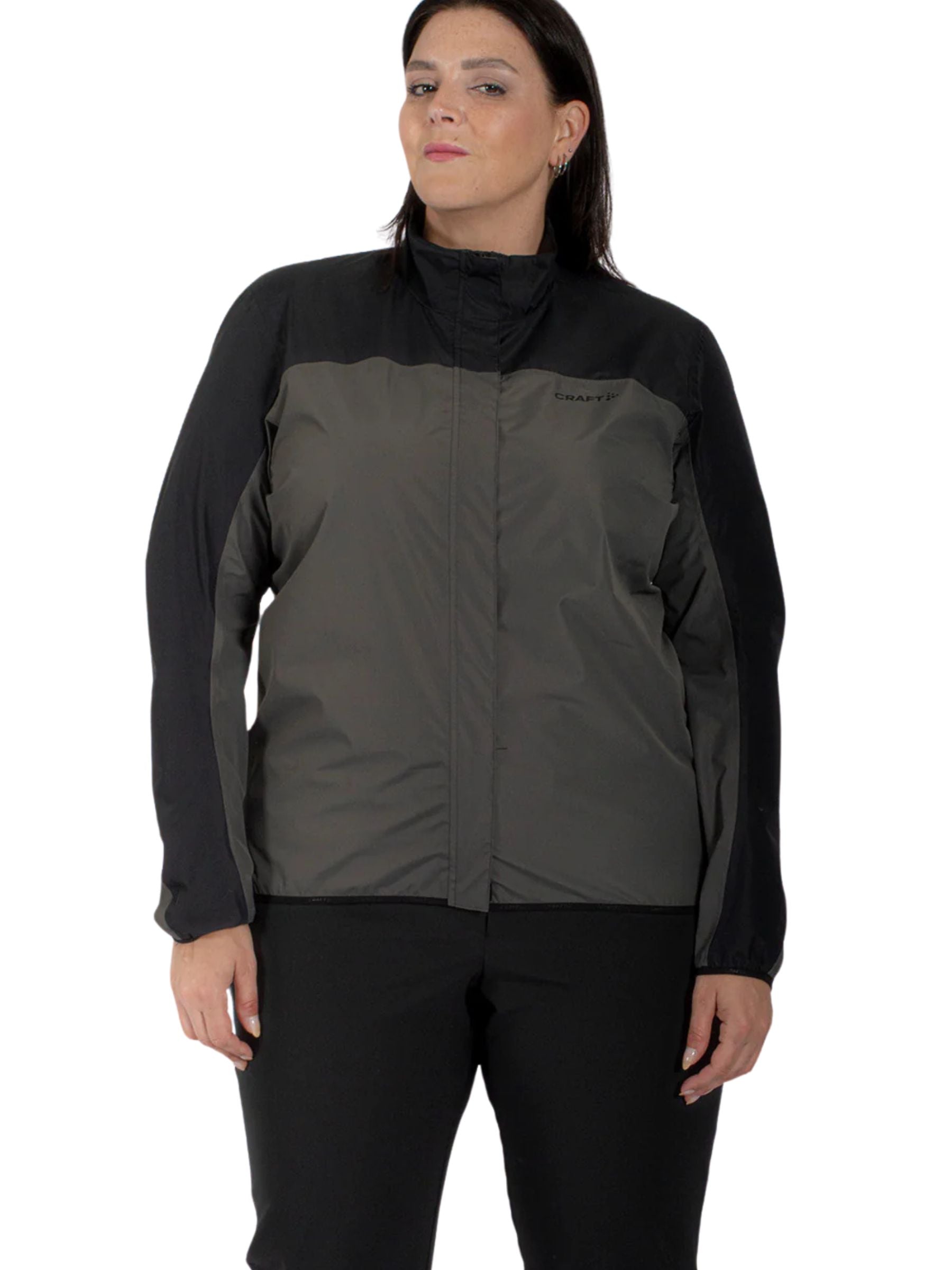 Craft Plus Size Core Endurance Hydro Jacket (Black & Granite)