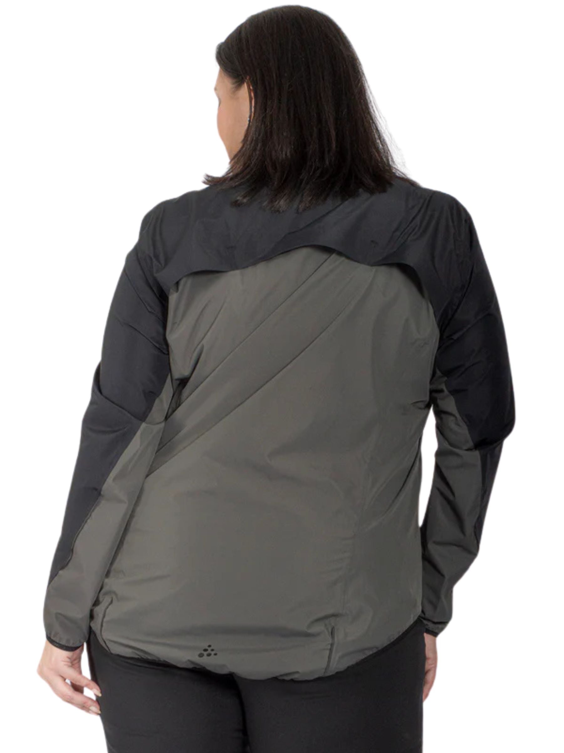 Craft Plus Size Core Endurance Hydro Jacket (Black & Granite)