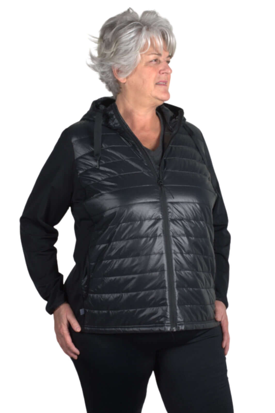 Veste Taille Plus Hybride Isolée Lorenza de Sportive Plus