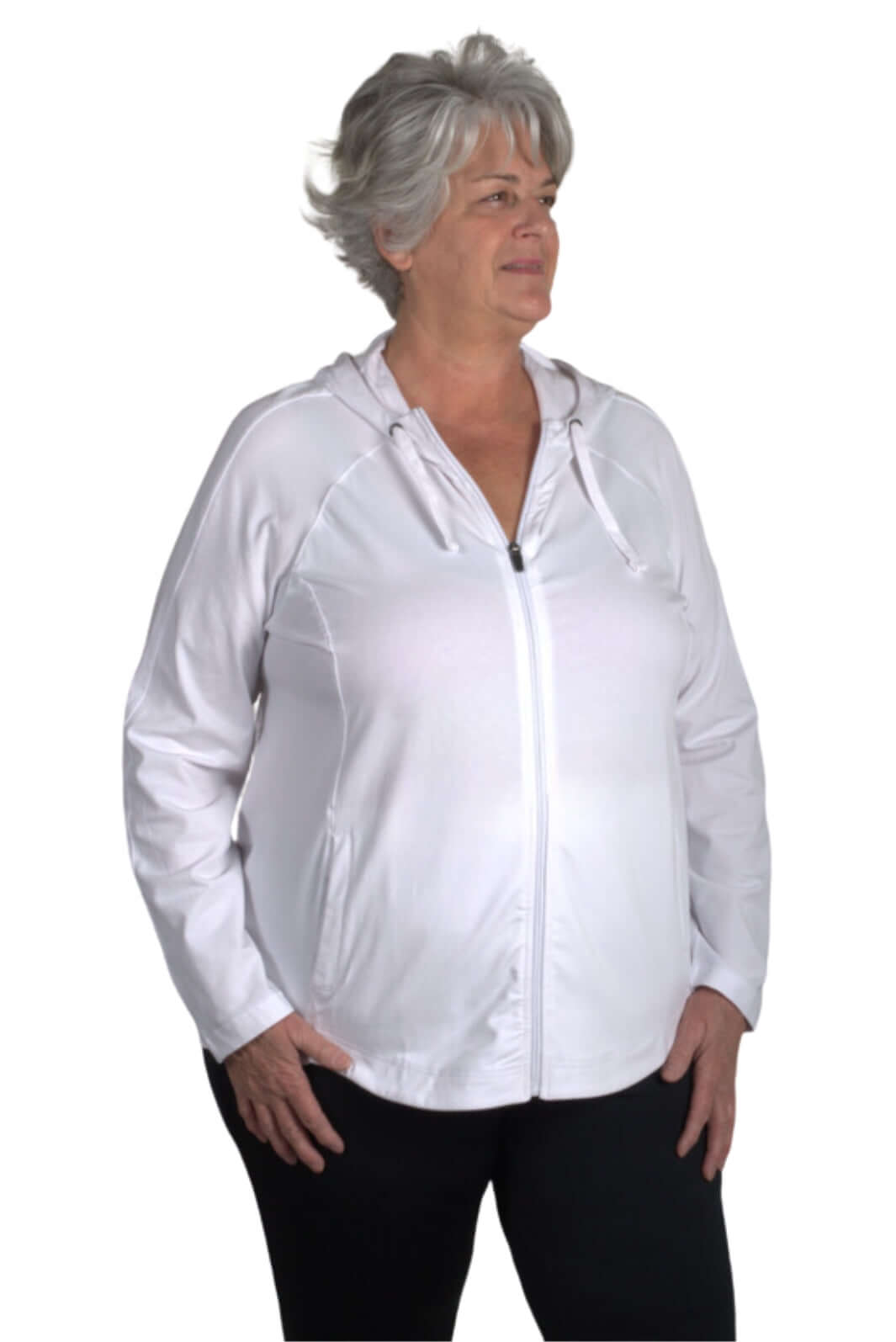 Chandail à Capuchon Iris Taille Plus de Sportive Plus