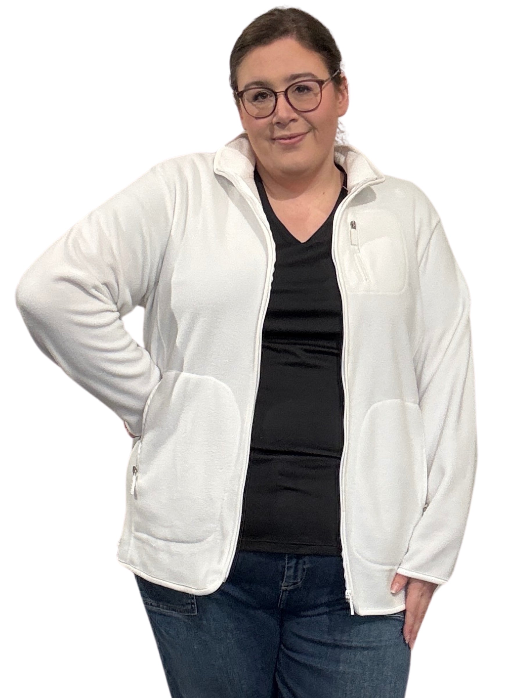 Veste Lisbonne II Taille Plus - Egret