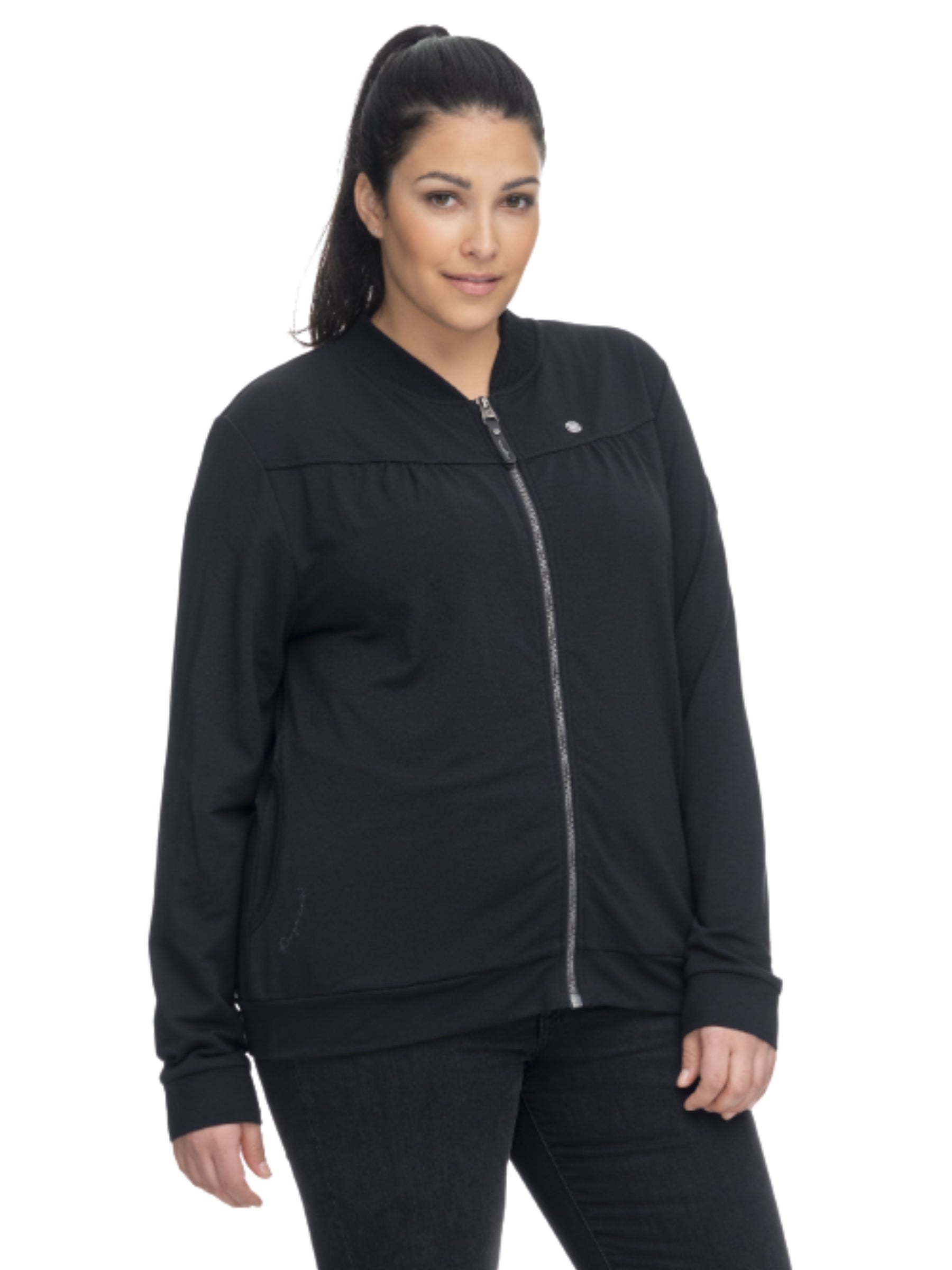 Kenia Plus Size Jacket - Black