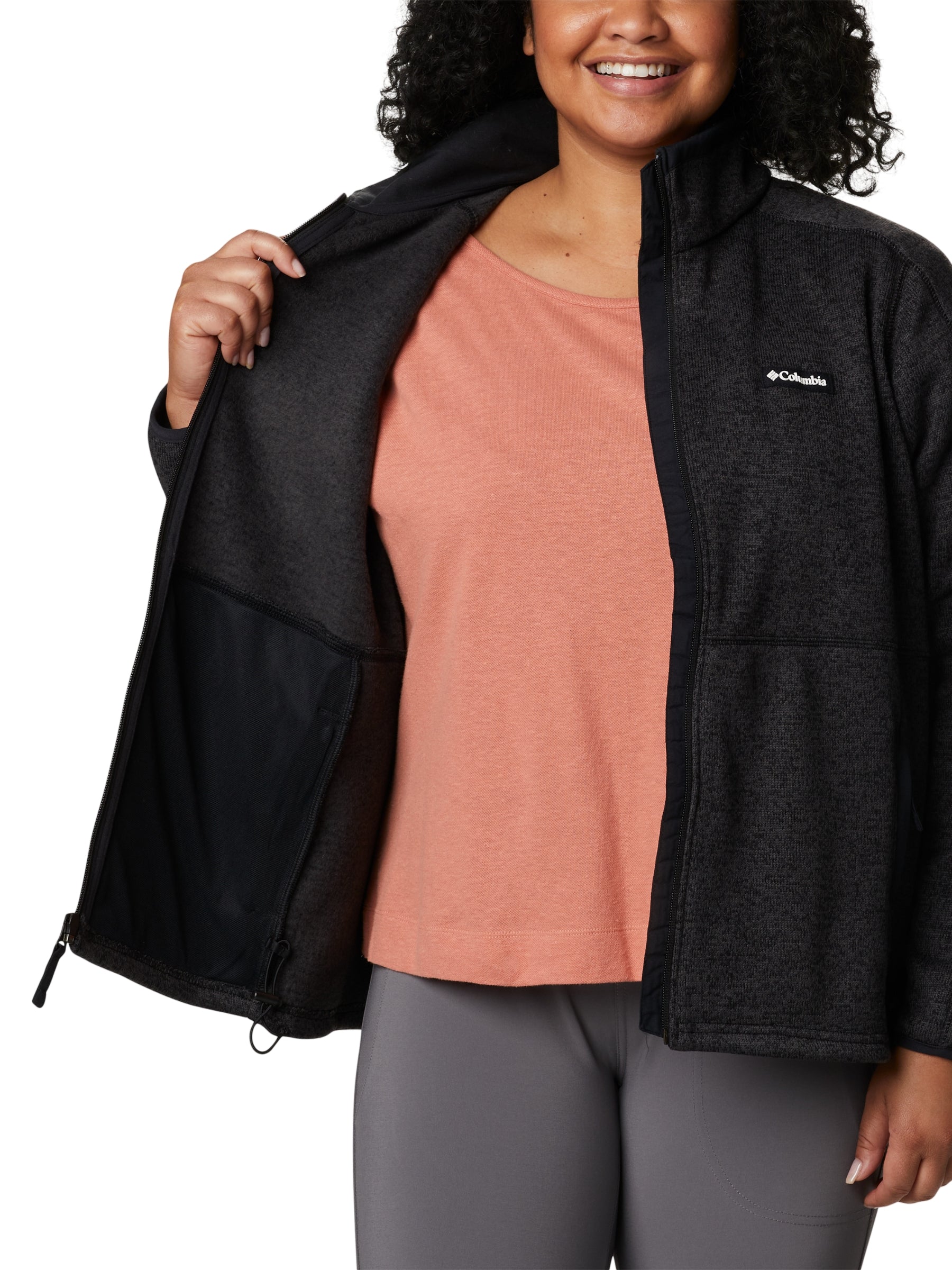 Veste Polaire Sweater Weather II Taille Plus - Black Heather