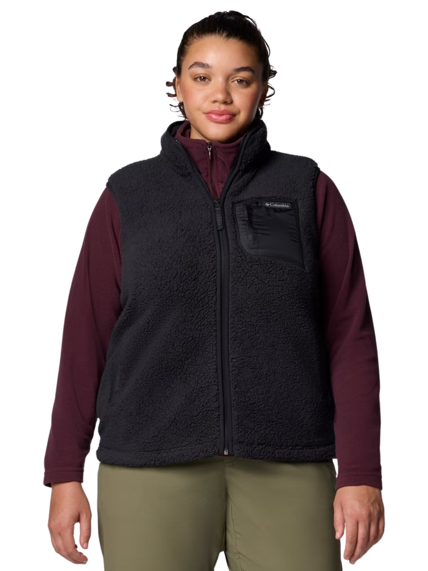 Veste Sans Manche West Bend II Taille Plus - Noir
