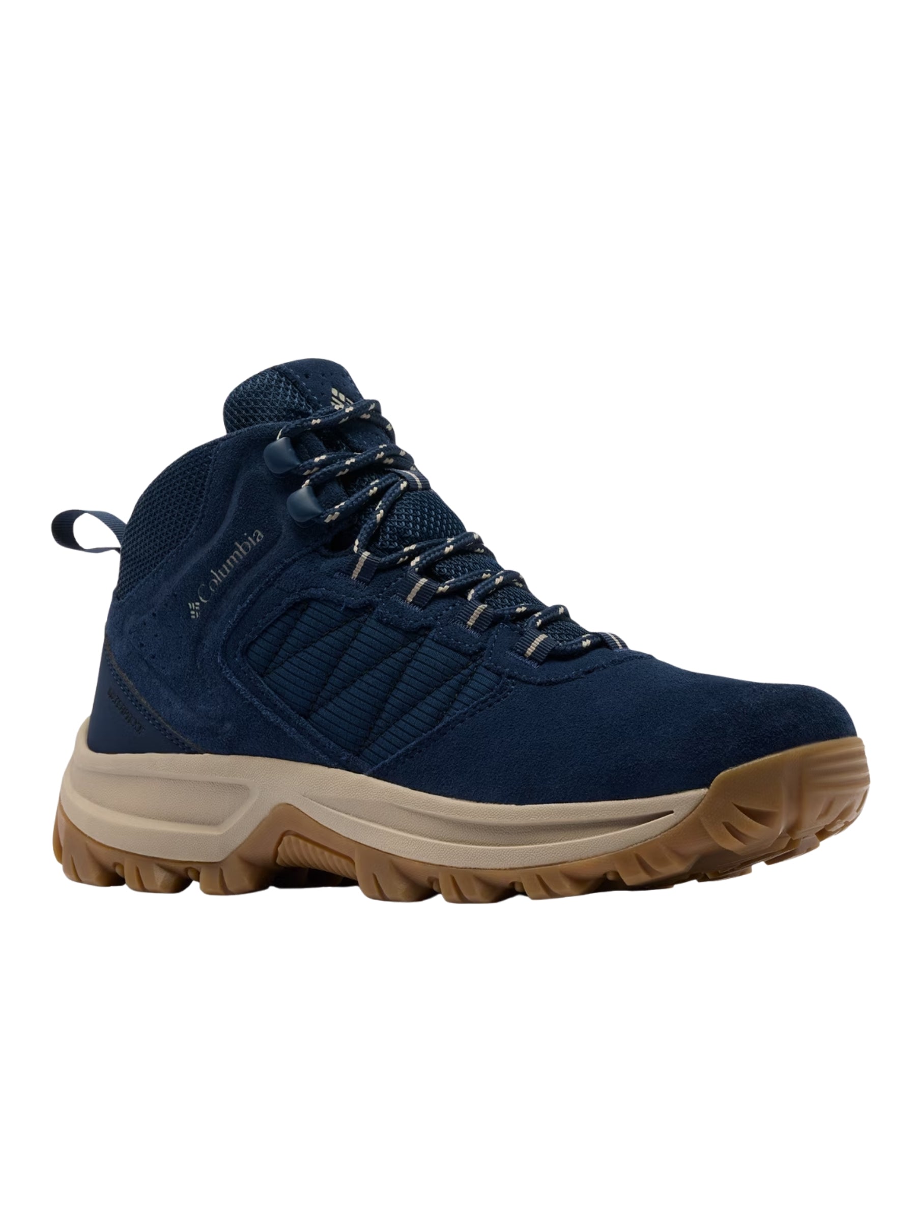 Transverse Hiking Boots Suede (Wide Fit) - Collegiate Navy & Canvas Tan