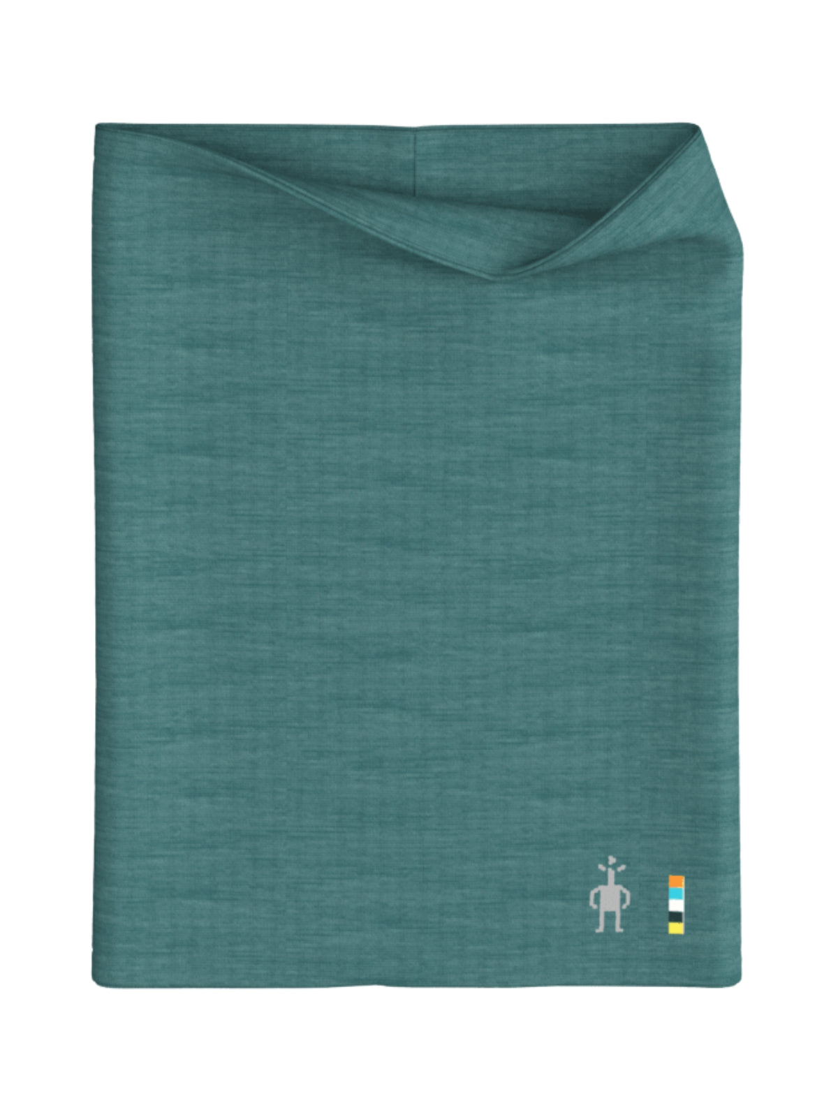 Reversible Thermal Neck Gaiter - Dark Teal Heather