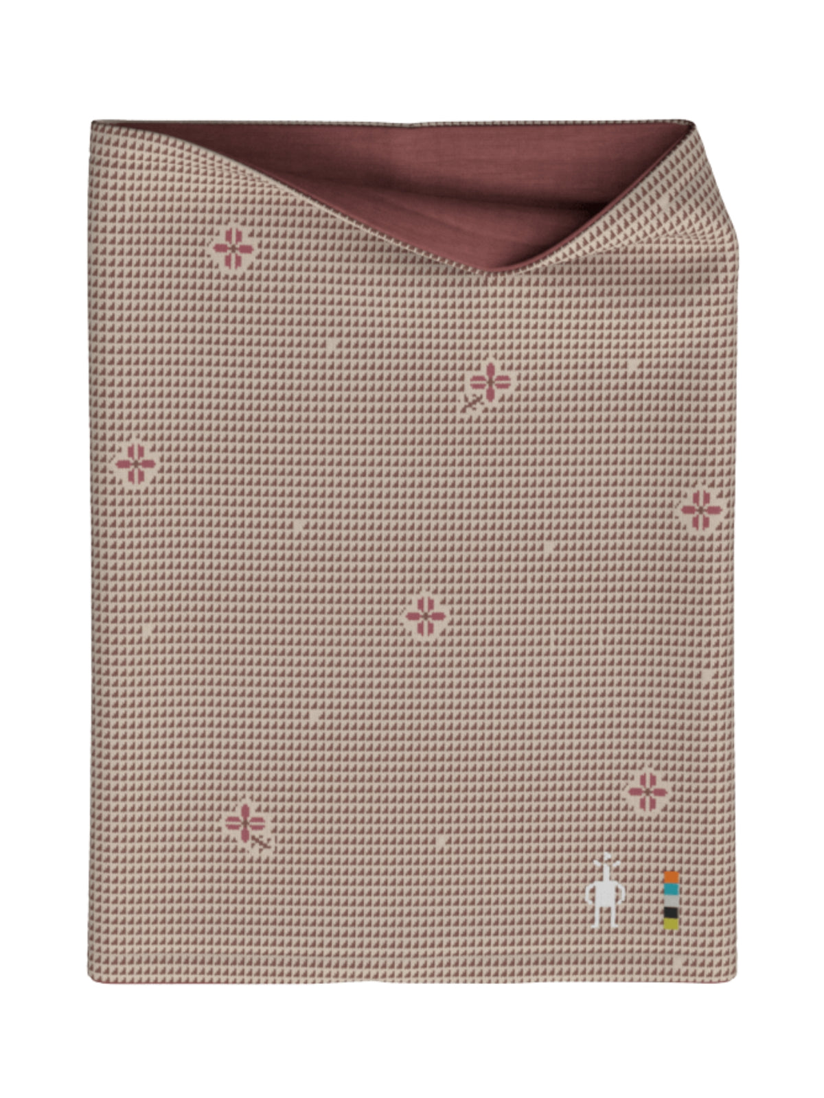 Reversible Thermal Neck Warmer - Almond Mini Meadow