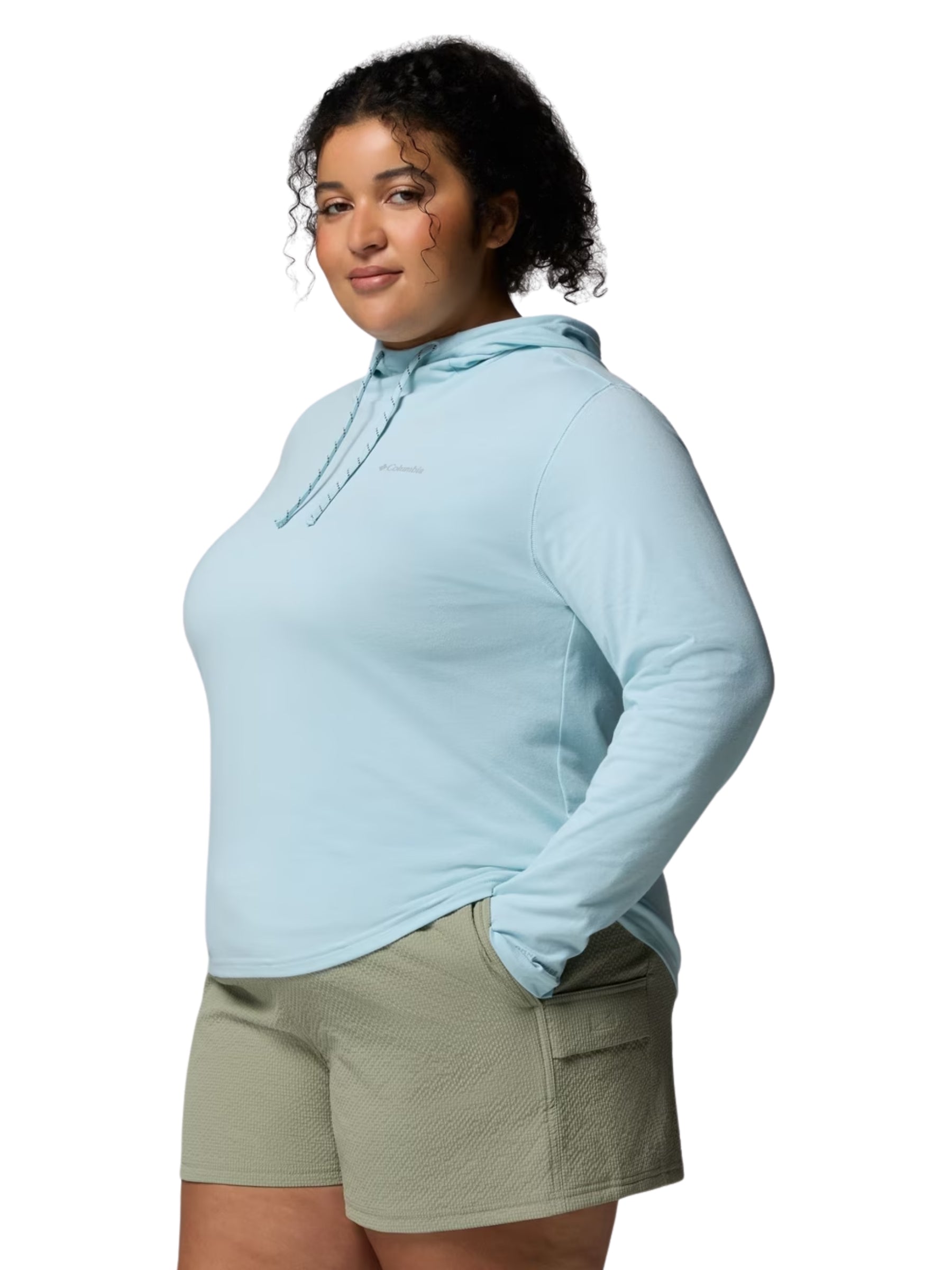 Chandail à Capuchon Sun Trek II Taille Plus - Marine Light