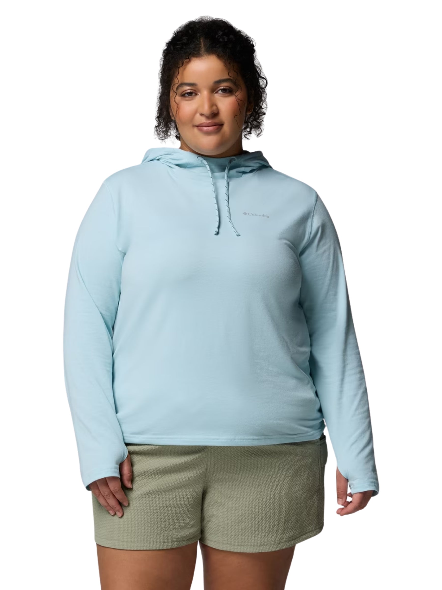 Chandail à Capuchon Sun Trek II Taille Plus - Marine Light