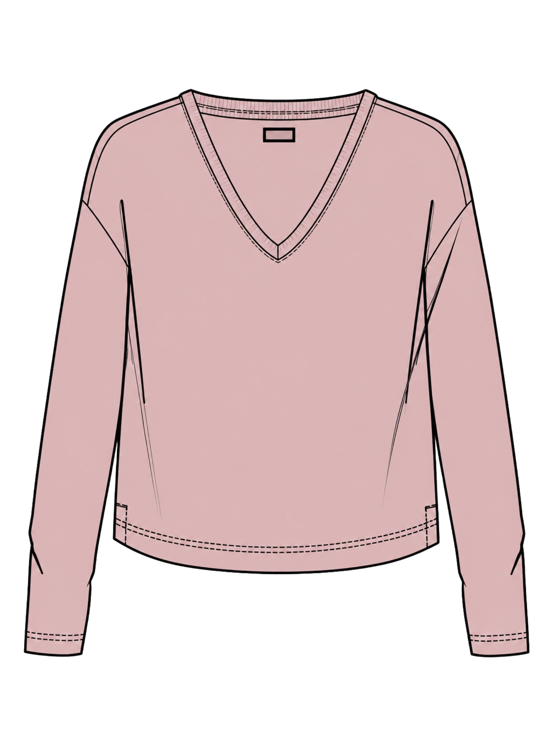 Chandail Daniela Falls Taille Plus - Mineral Pink