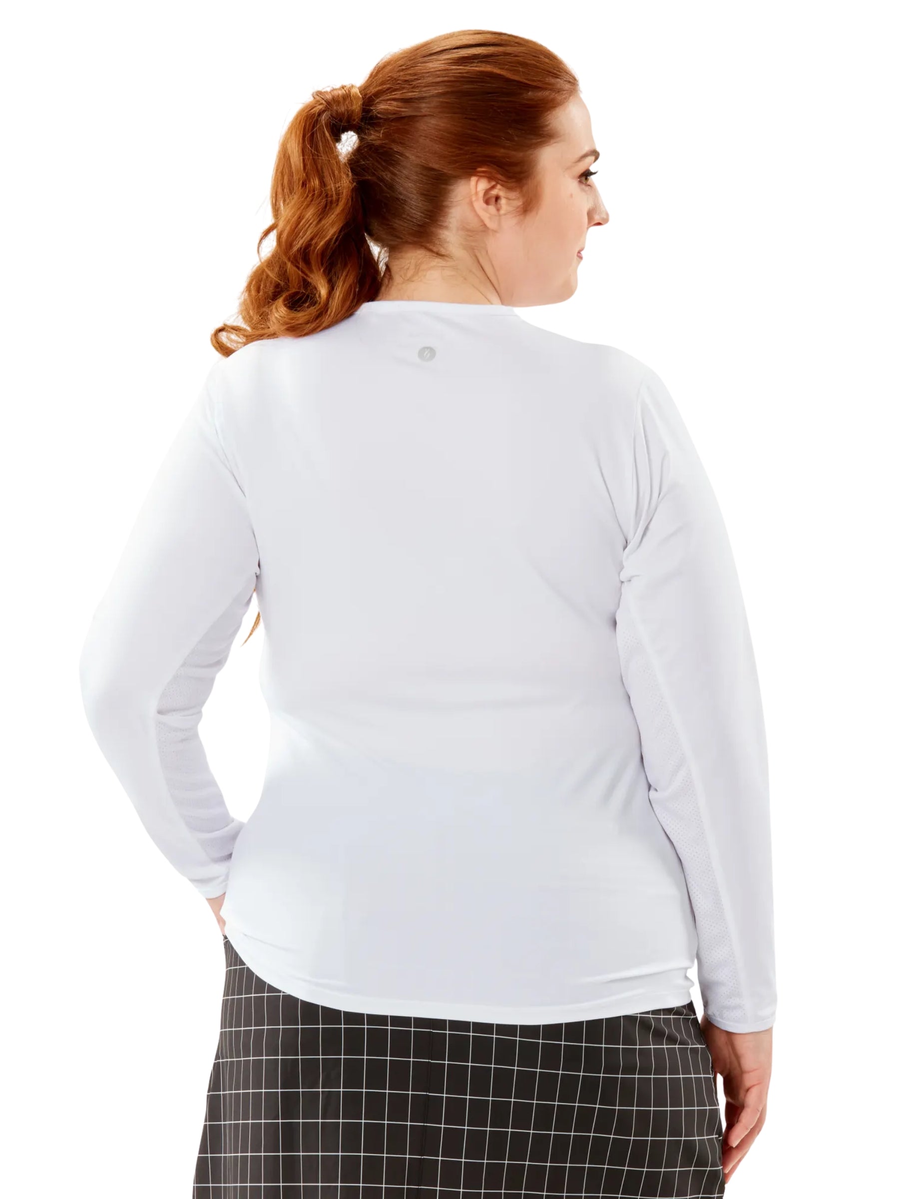 Chandail de Golf Aspiration Taille Plus - Blanc