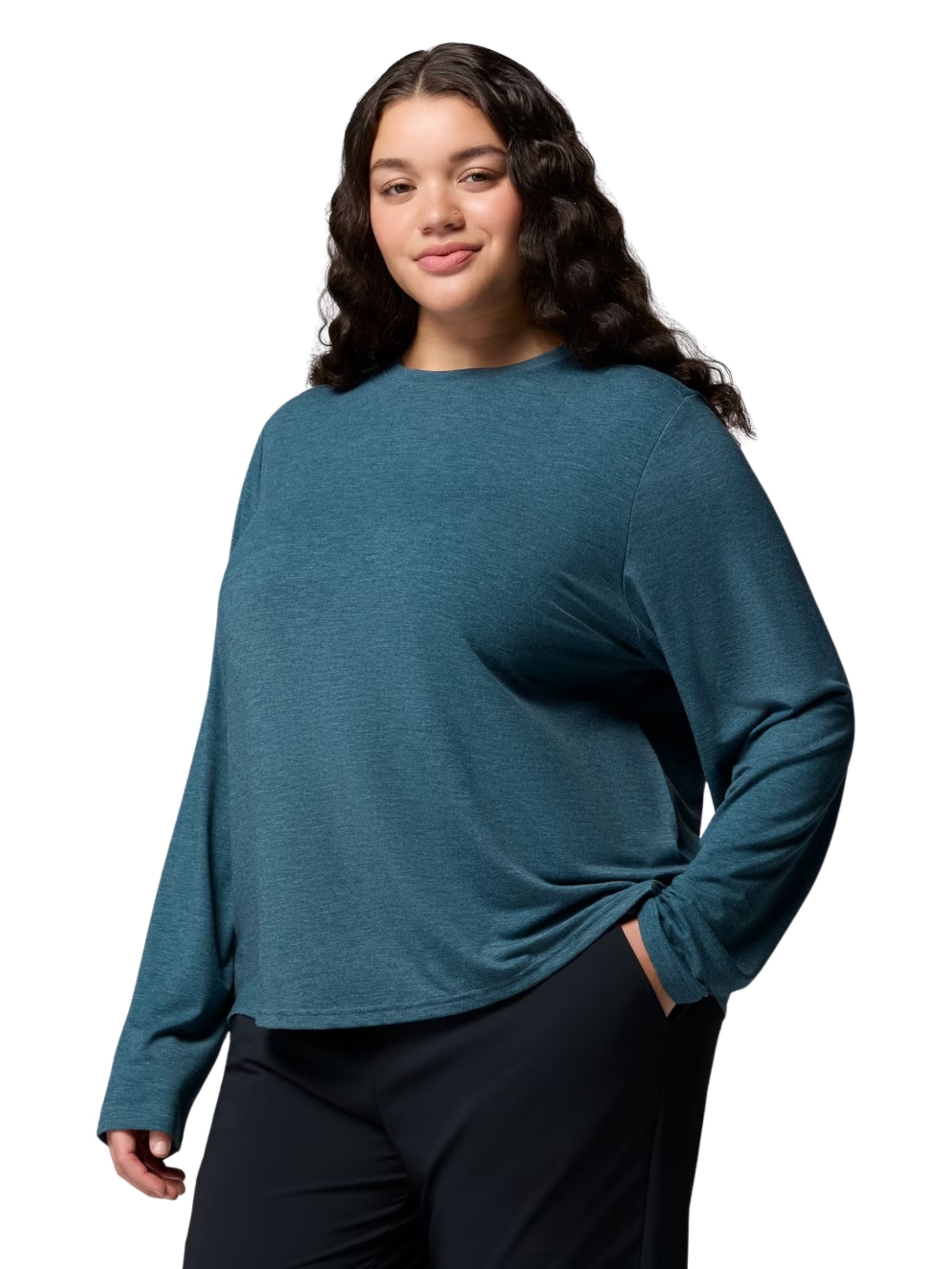 Chandail Doux et Extensible CSC Taille Plus - Everblue Heather