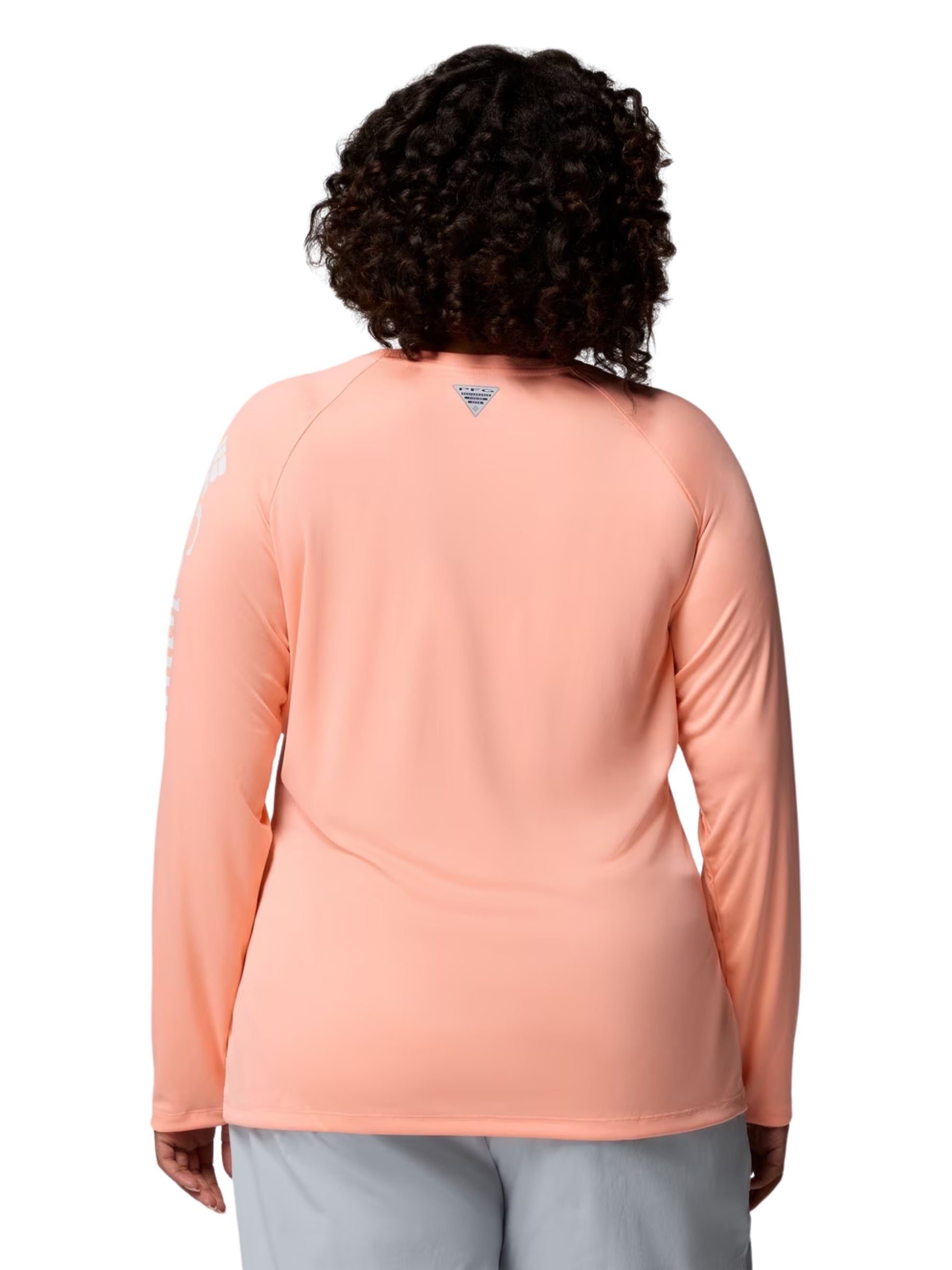 Chandail PFG Tidal Tee II Taille Plus - Tiki Pink & White Logo