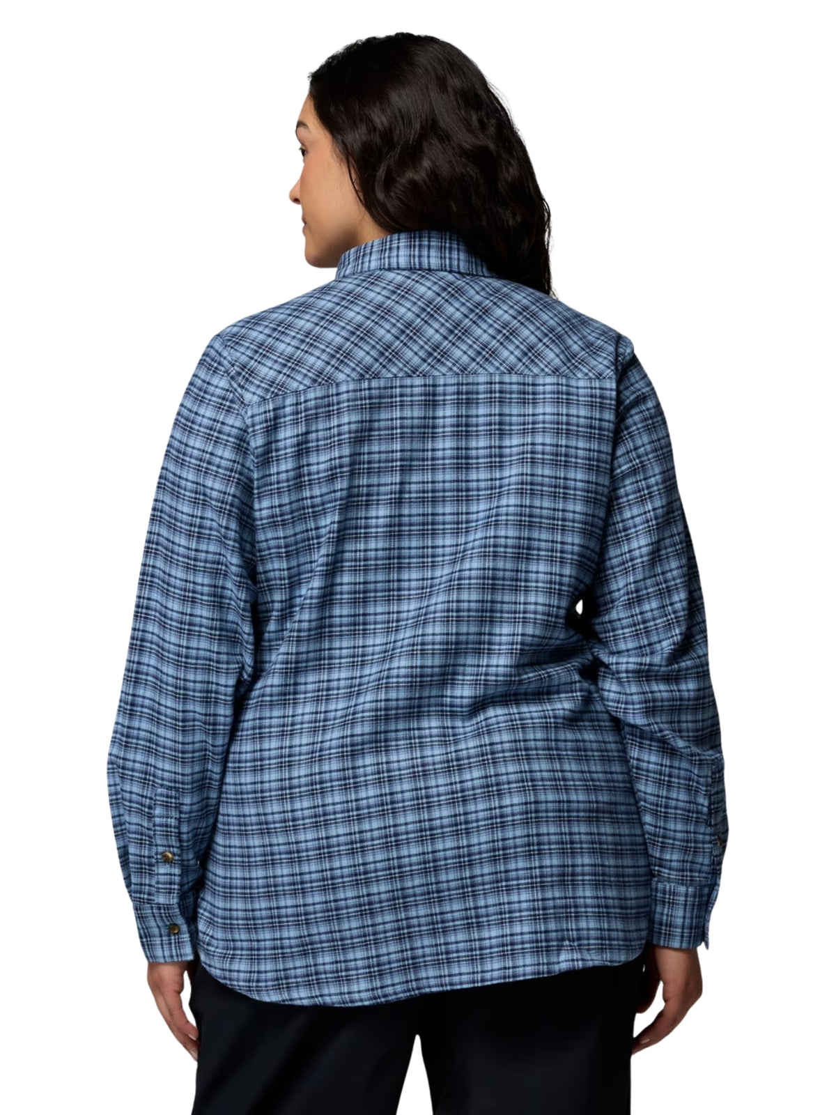 Calico Basin Flannel Shirt Plus Size - Rainy Day & Cozy Check