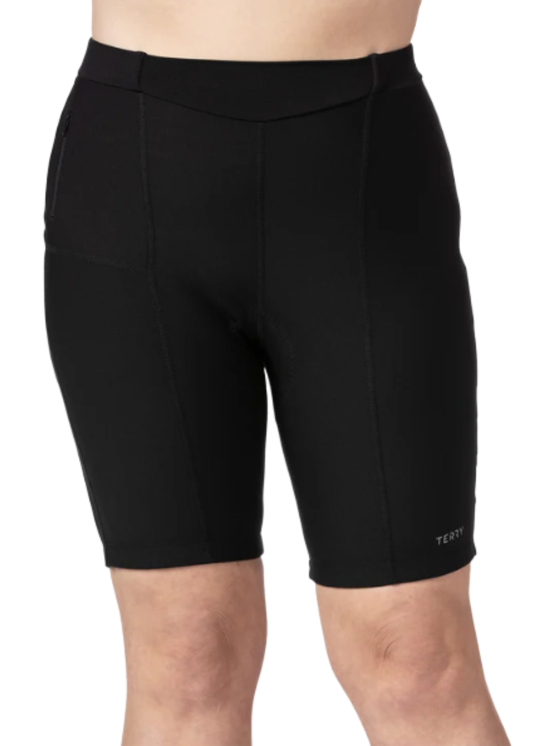 Cuissard de Vélo Touring-Short Taille Plus - Noir