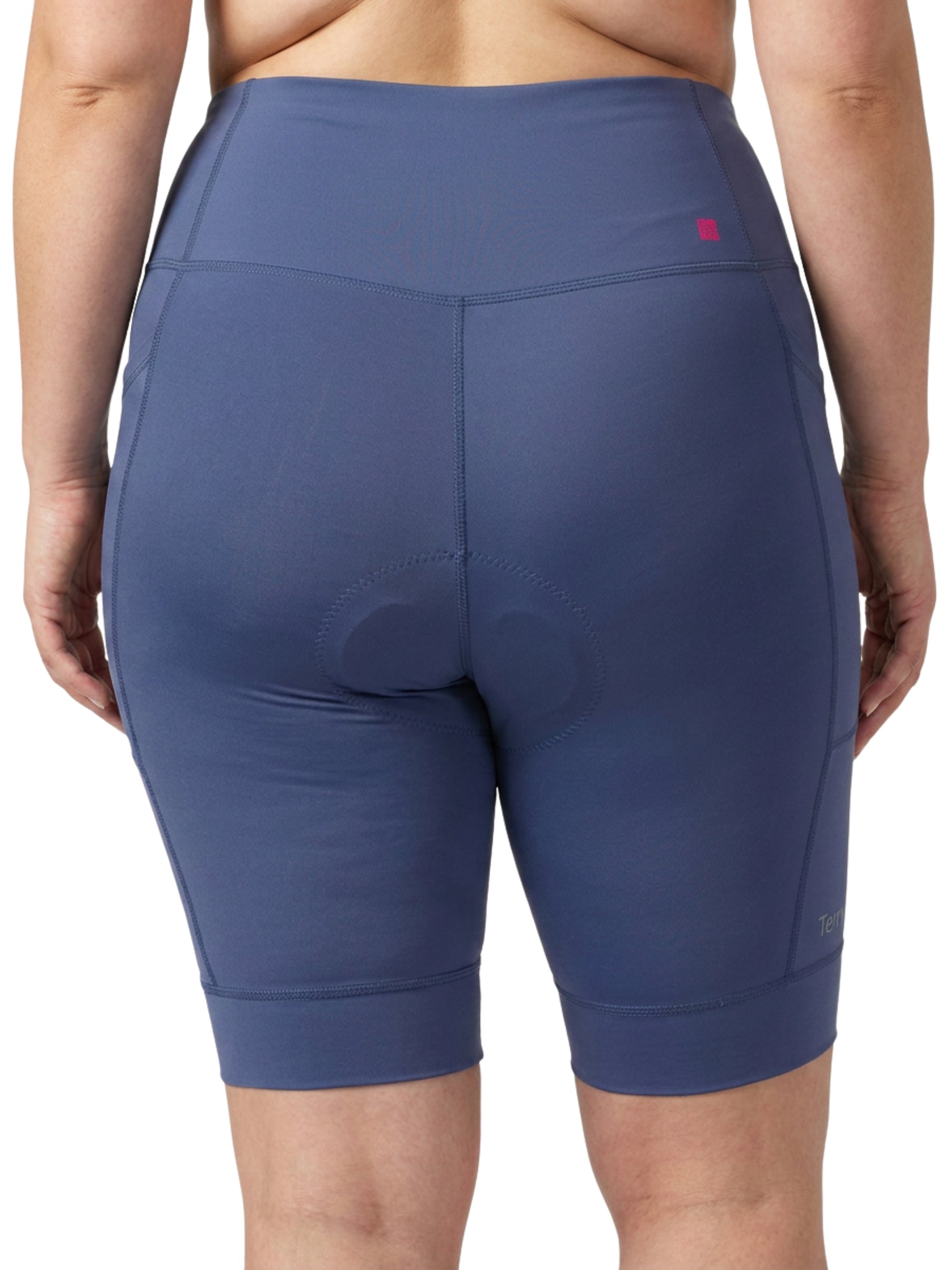 Cuissard de Vélo Holster Taille Haute avec Poches Taille plus - Indigo
