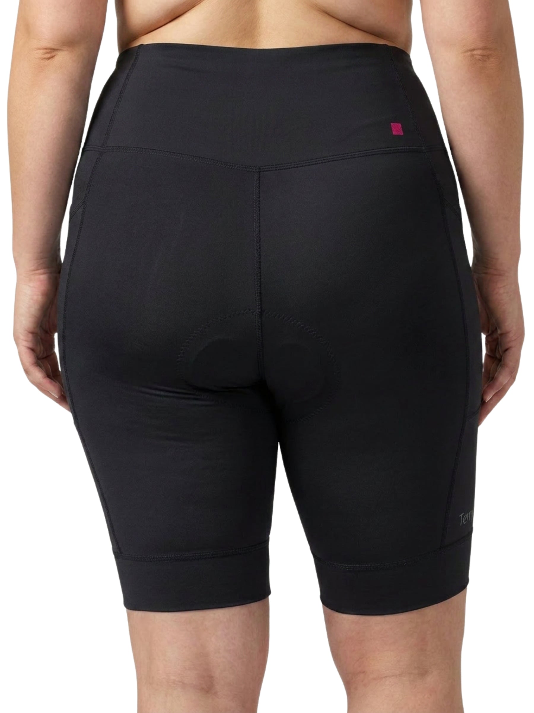 Cuissard de Vélo Holster Taille Haute avec Poches Taille plus - Noir