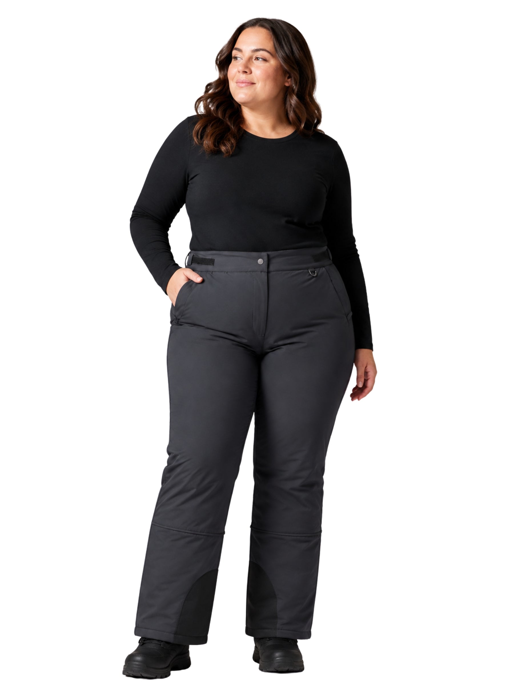 Downhill Reg Stretch Insulated Ski Pants by Sportive Plus