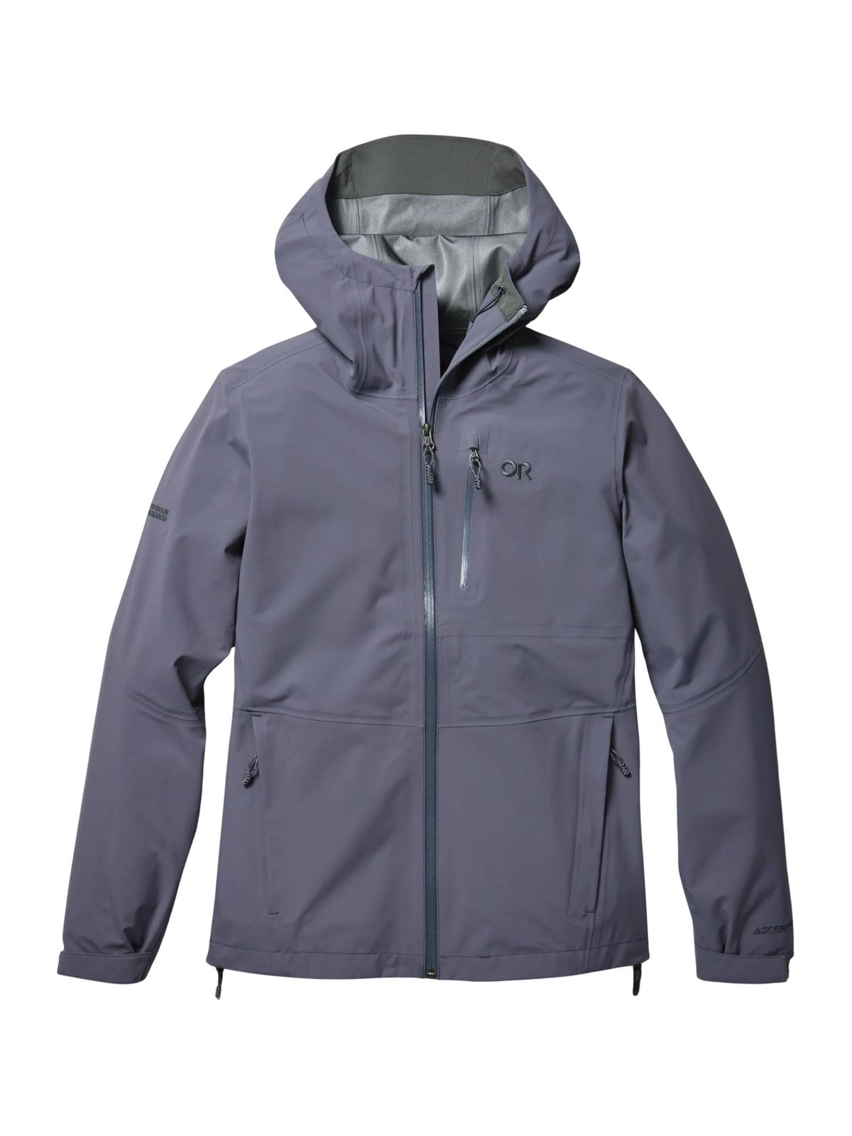 Aspire 3L Plus Size Rain Jacket - Smoky Quartz