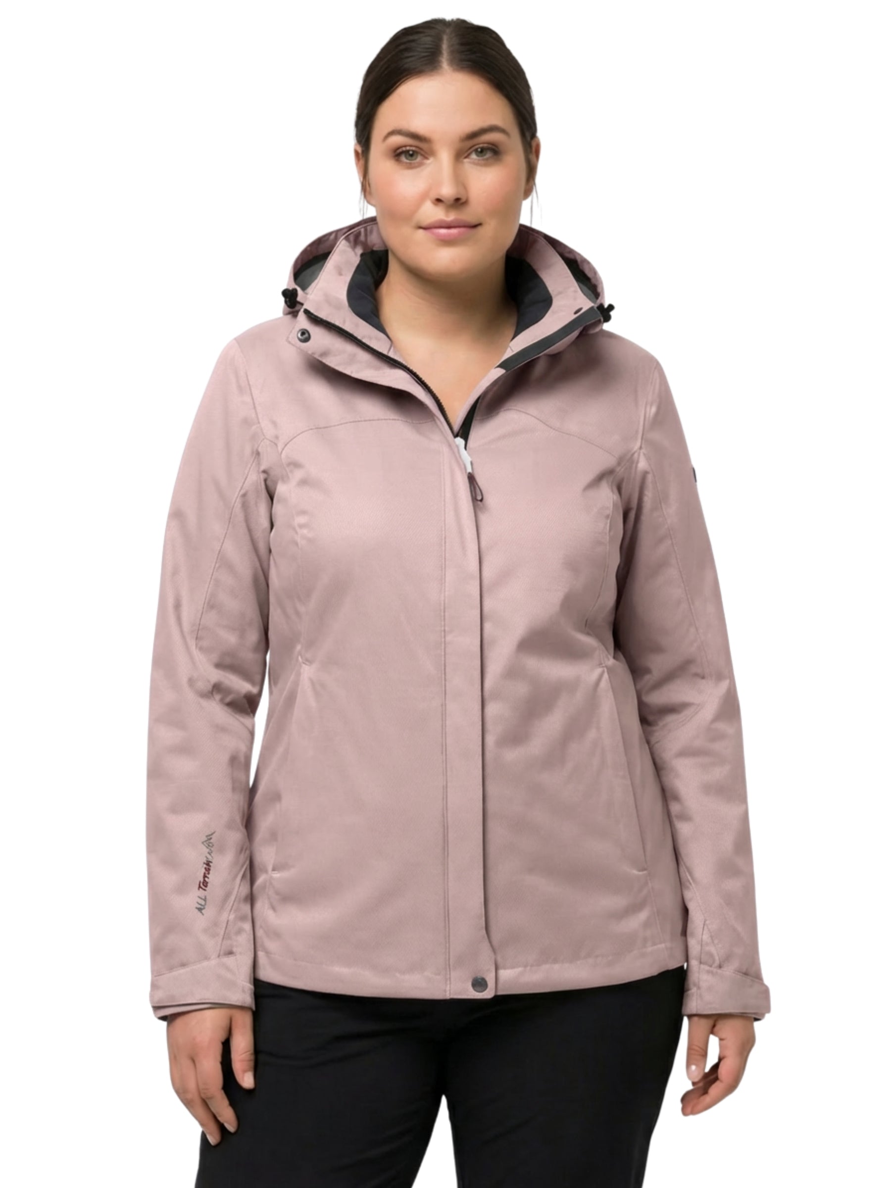 Imperméable KOS 133 Taille Plus - Mallow Rose