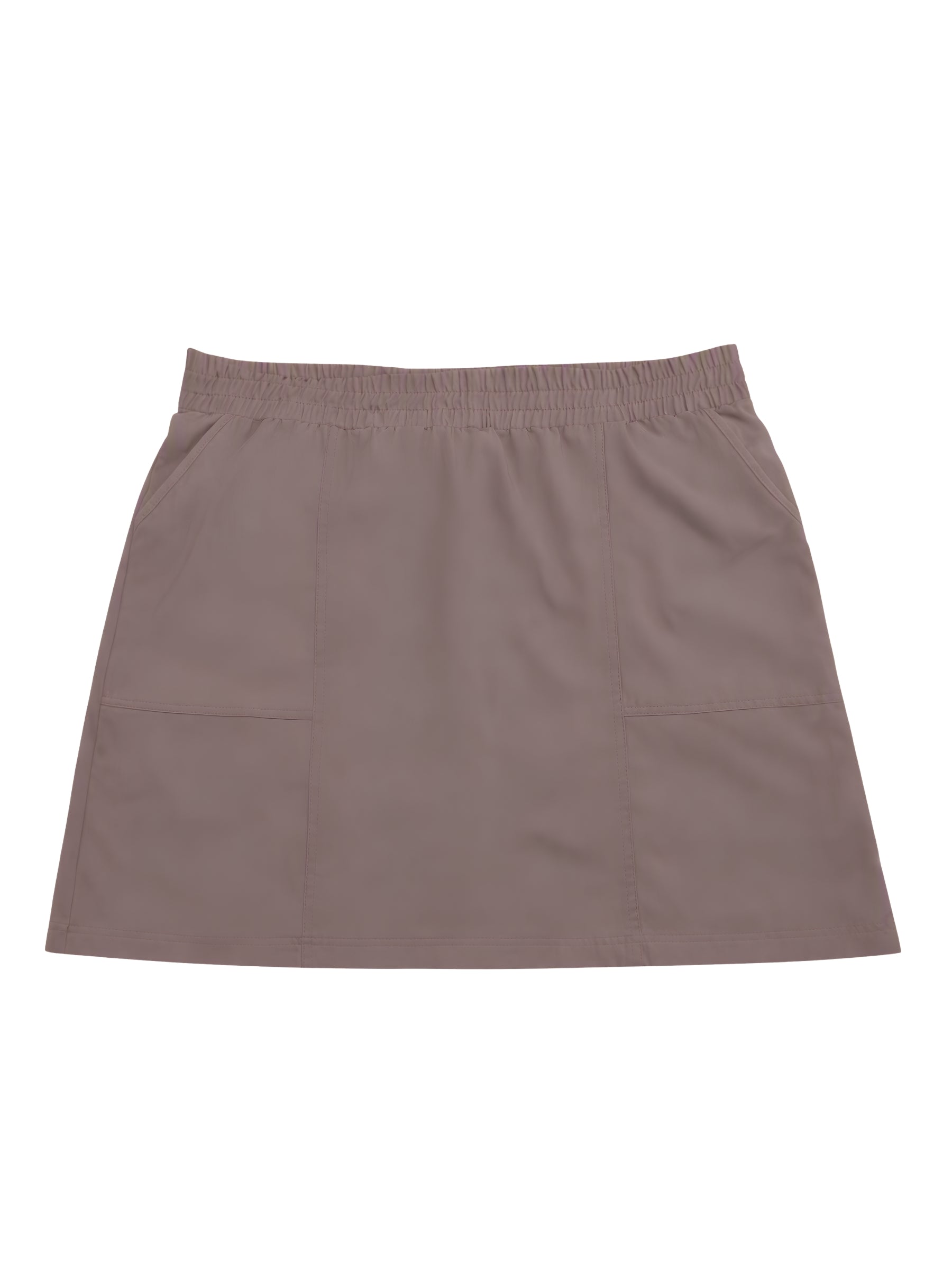 Jupe-Culotte Lapis Taille Plus - Taupe