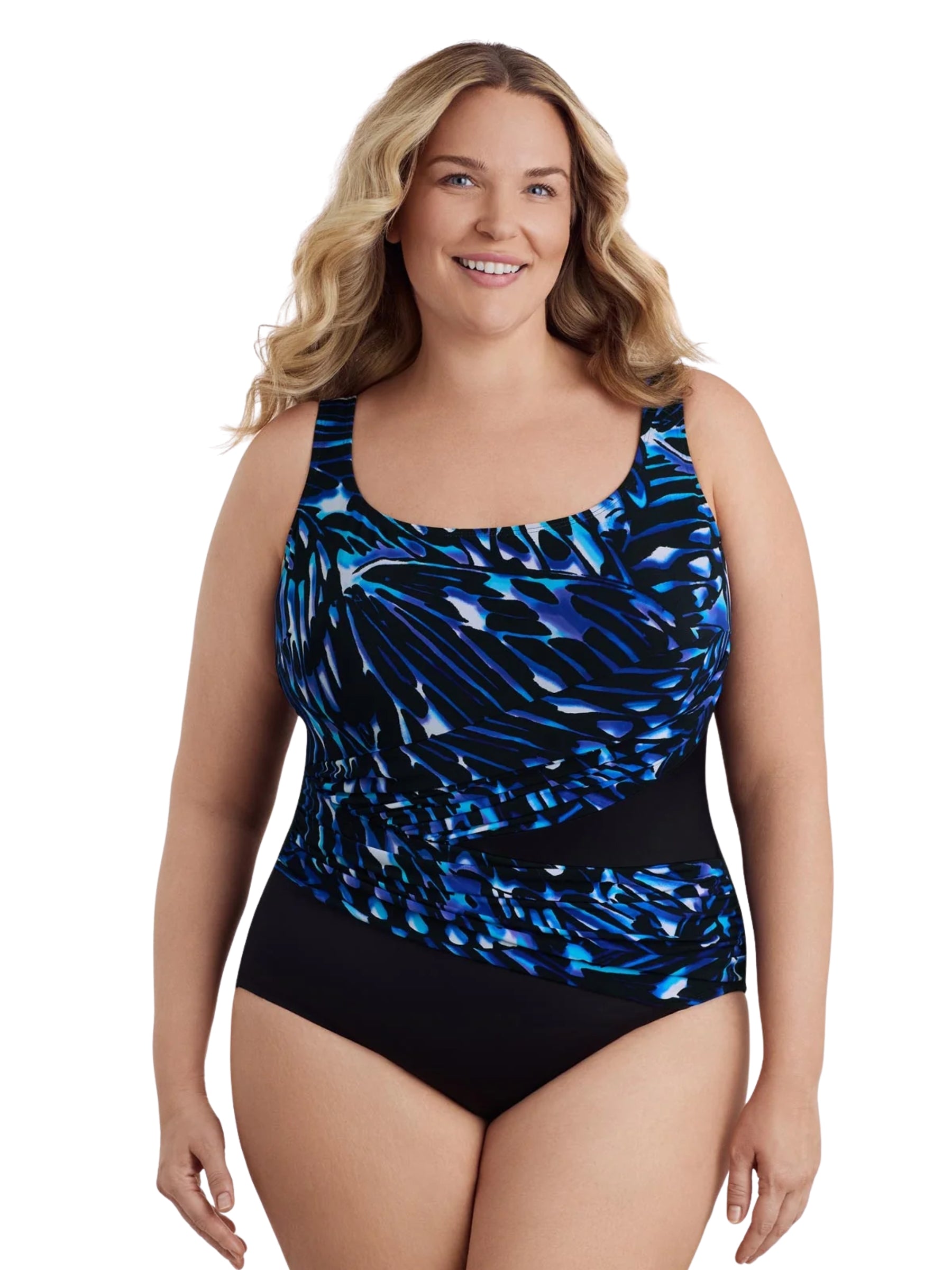 Maillot de Bain Wrap Sash Tank Taille Plus - Wingful Thinking