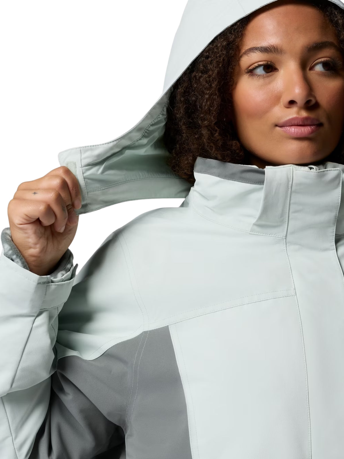 Plus Size Bugaboo IV Interchange 3-in-1 Fleece Jacket - Tea Light & Sedona Sage