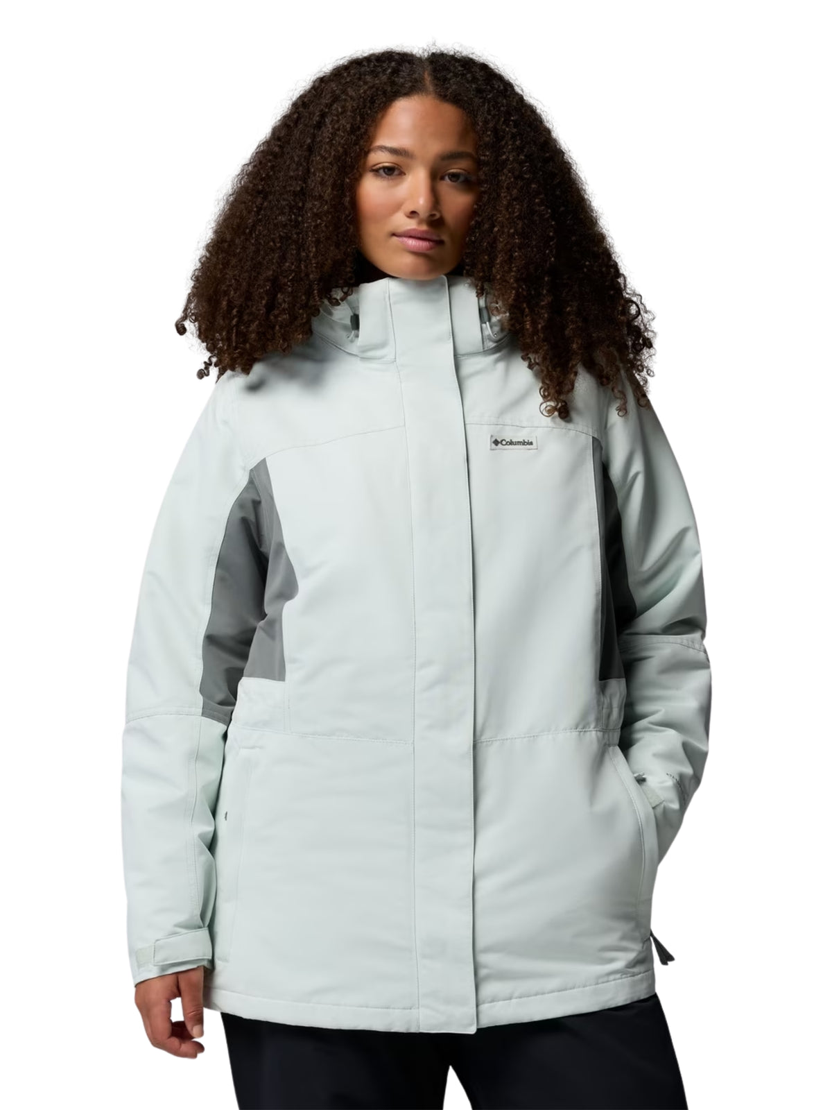 Plus Size Bugaboo IV Interchange 3-in-1 Fleece Jacket - Tea Light & Sedona Sage