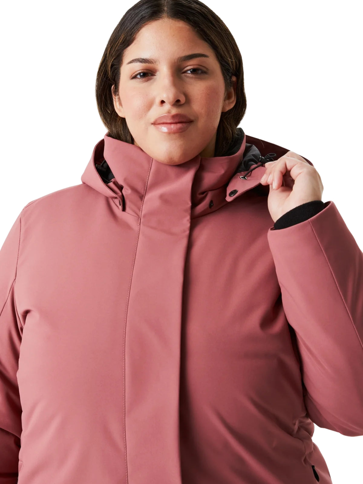 Monaco III Plus Size Winter Coat - Boreal Pink