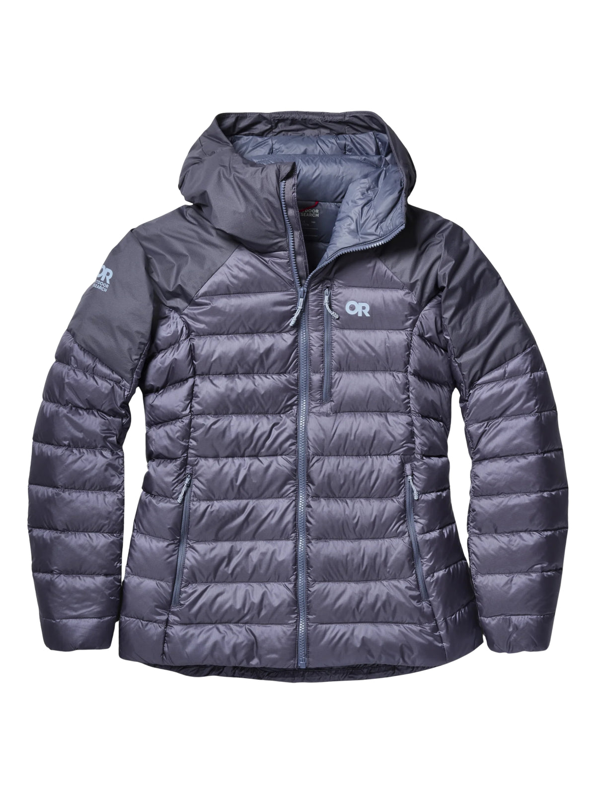 Plus Size Helium Down Insulated Jacket - Smoky Quartz
