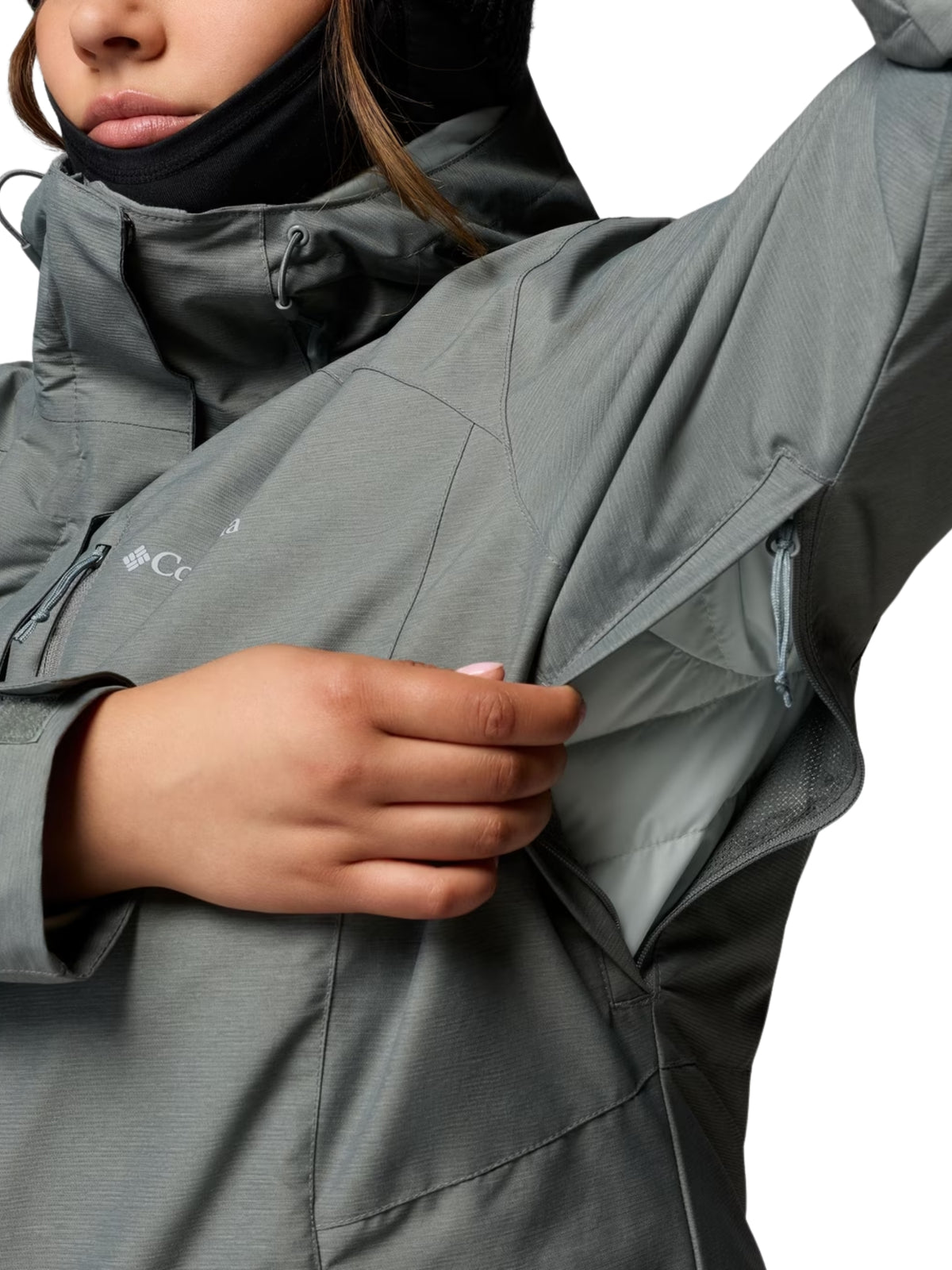 Whirlibird Interchangeable II Plus Size Jacket - Sedona Sage Cross Dye