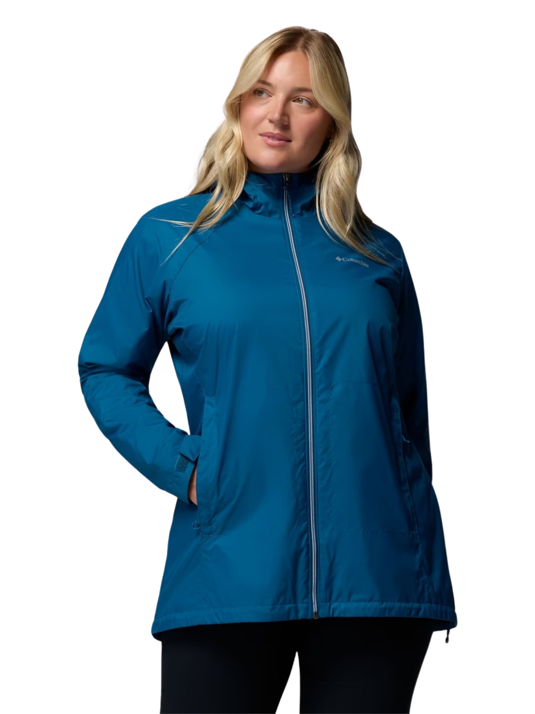 Manteau Long Doublé Switchback II Taille Plus - Phoenix Blue