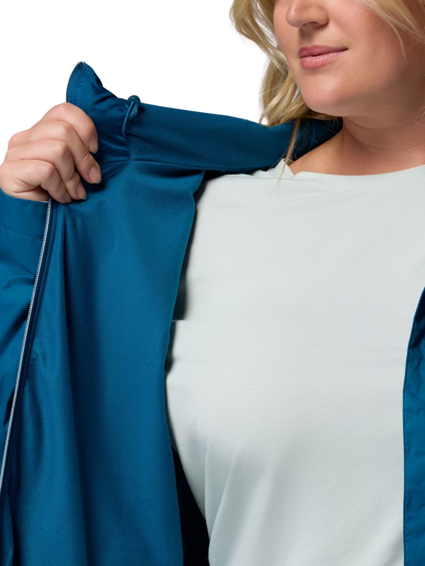 Manteau Long Doublé Switchback II Taille Plus - Phoenix Blue