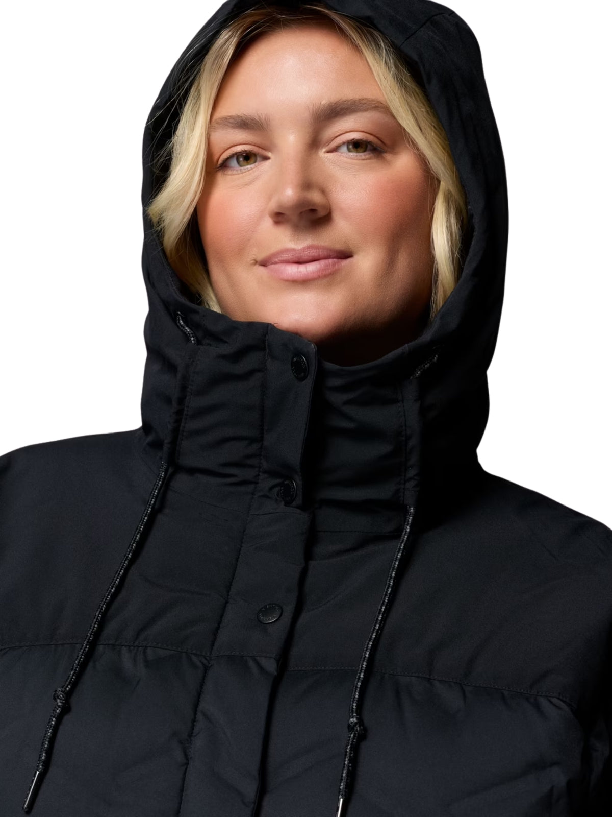 Mountain Croo III Mid-Length Coat, Plus Size - Black