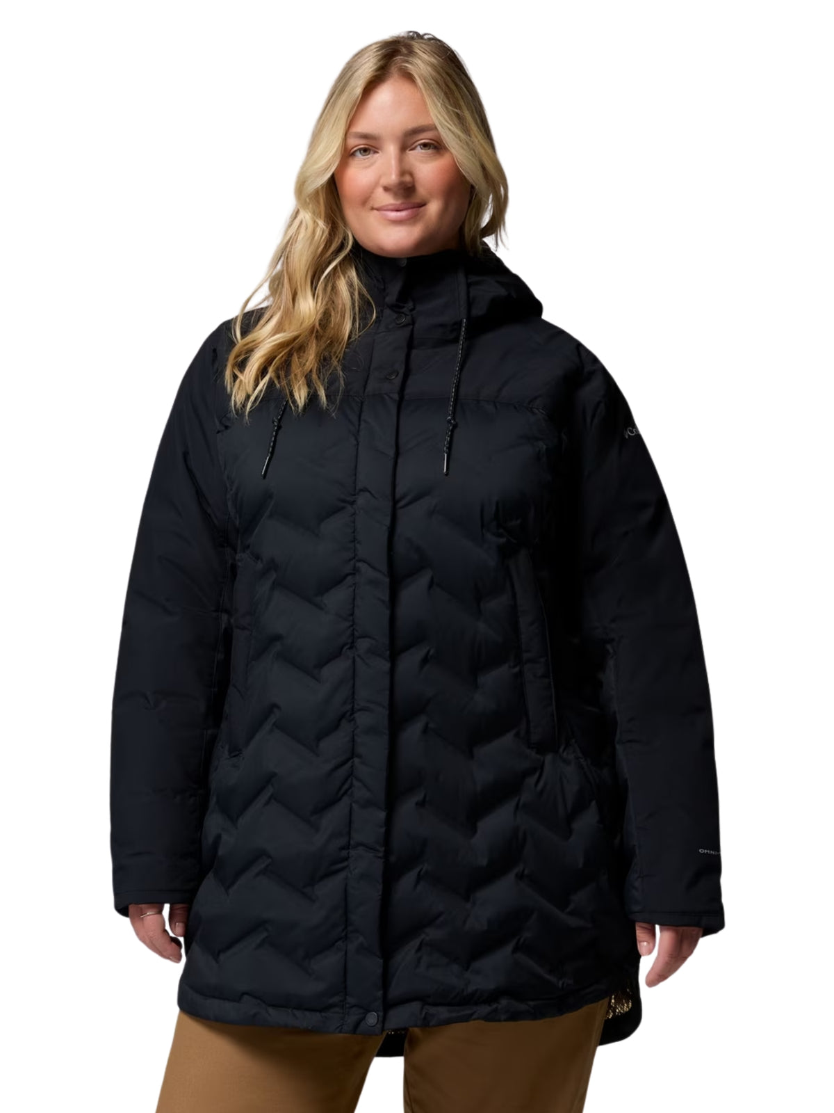 Manteau Mi-long Mountain Croo III Taille Plus - Noir