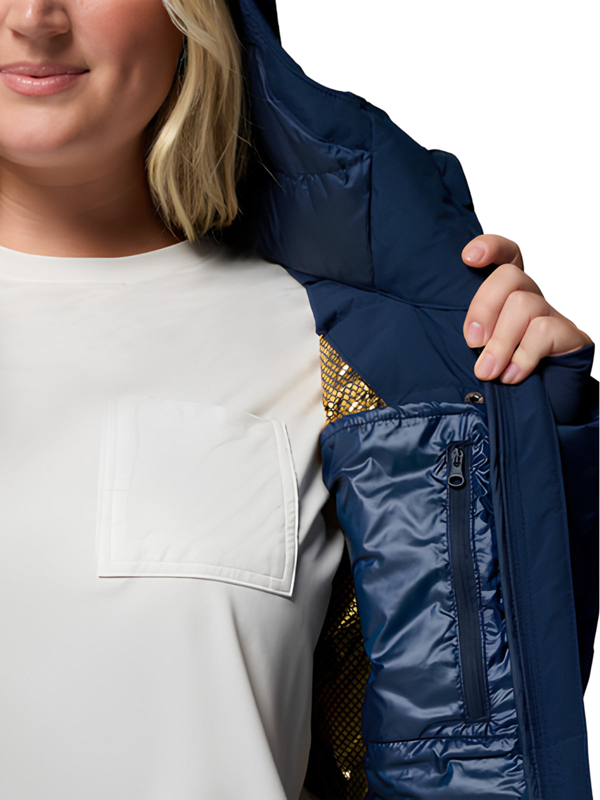 Manteau Mi-long Mountain Croo III Taille Plus - Collegiate Navy