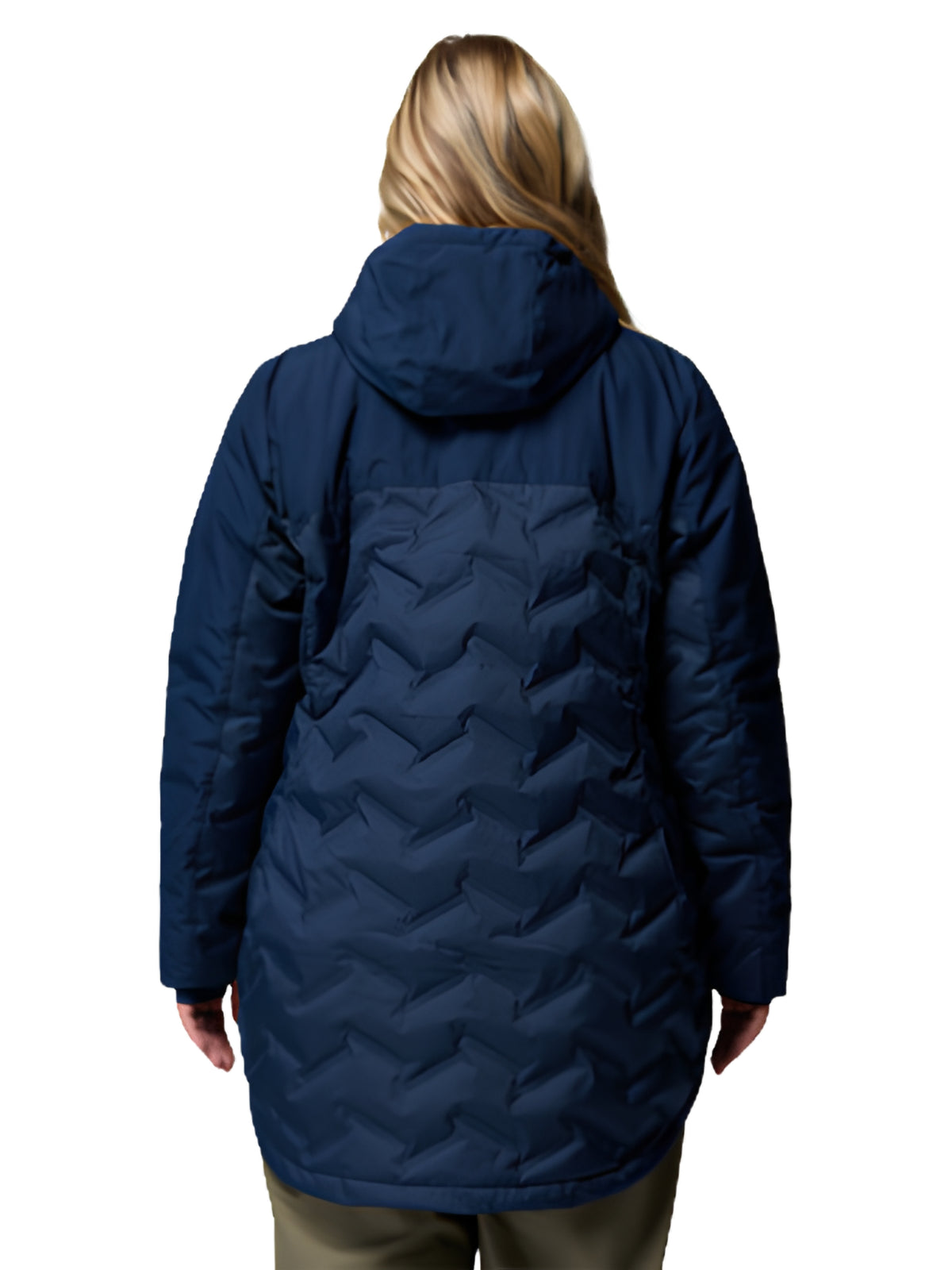 Manteau Mi-long Mountain Croo III Taille Plus - Collegiate Navy
