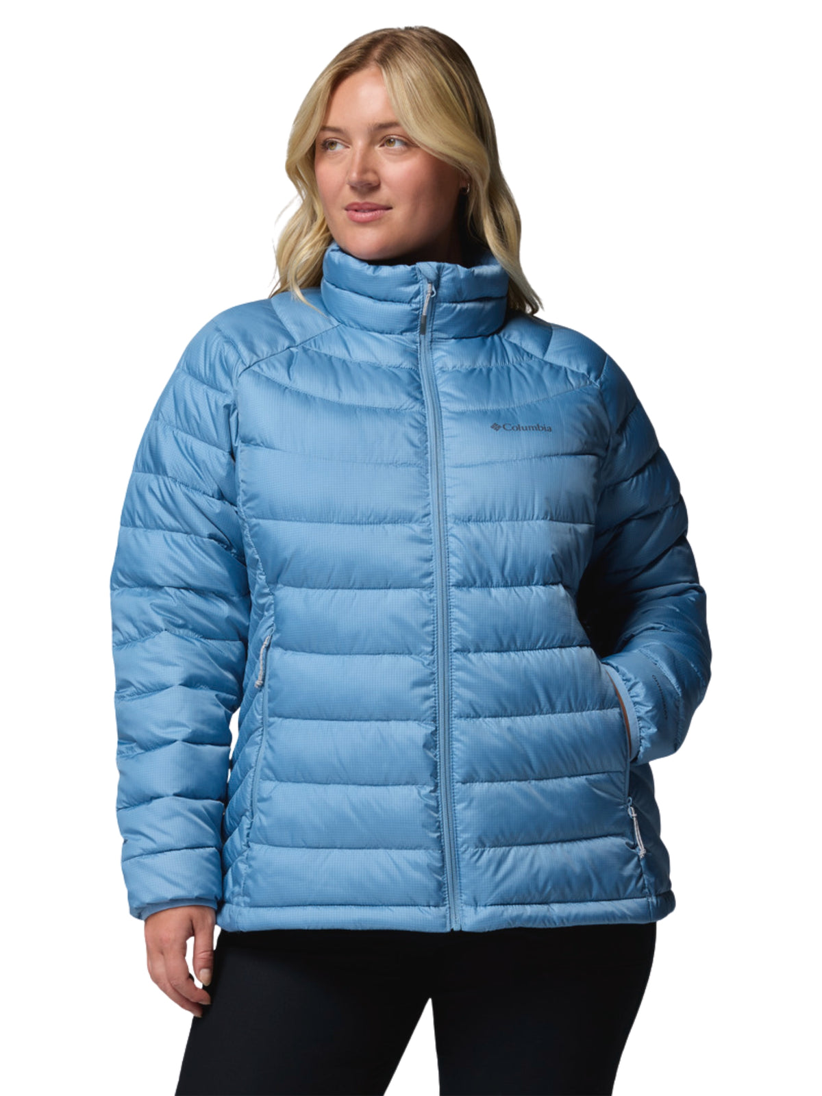 Powder Lite II Plus Size Hoodless Jacket - Rainy Day Ripstop