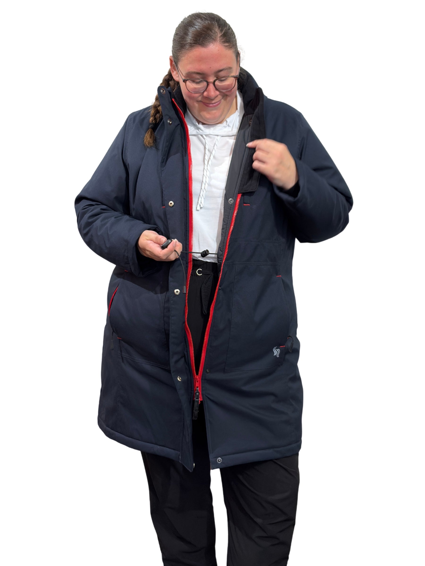 Plus Size Harfang Insulated coat by Sportive Plus