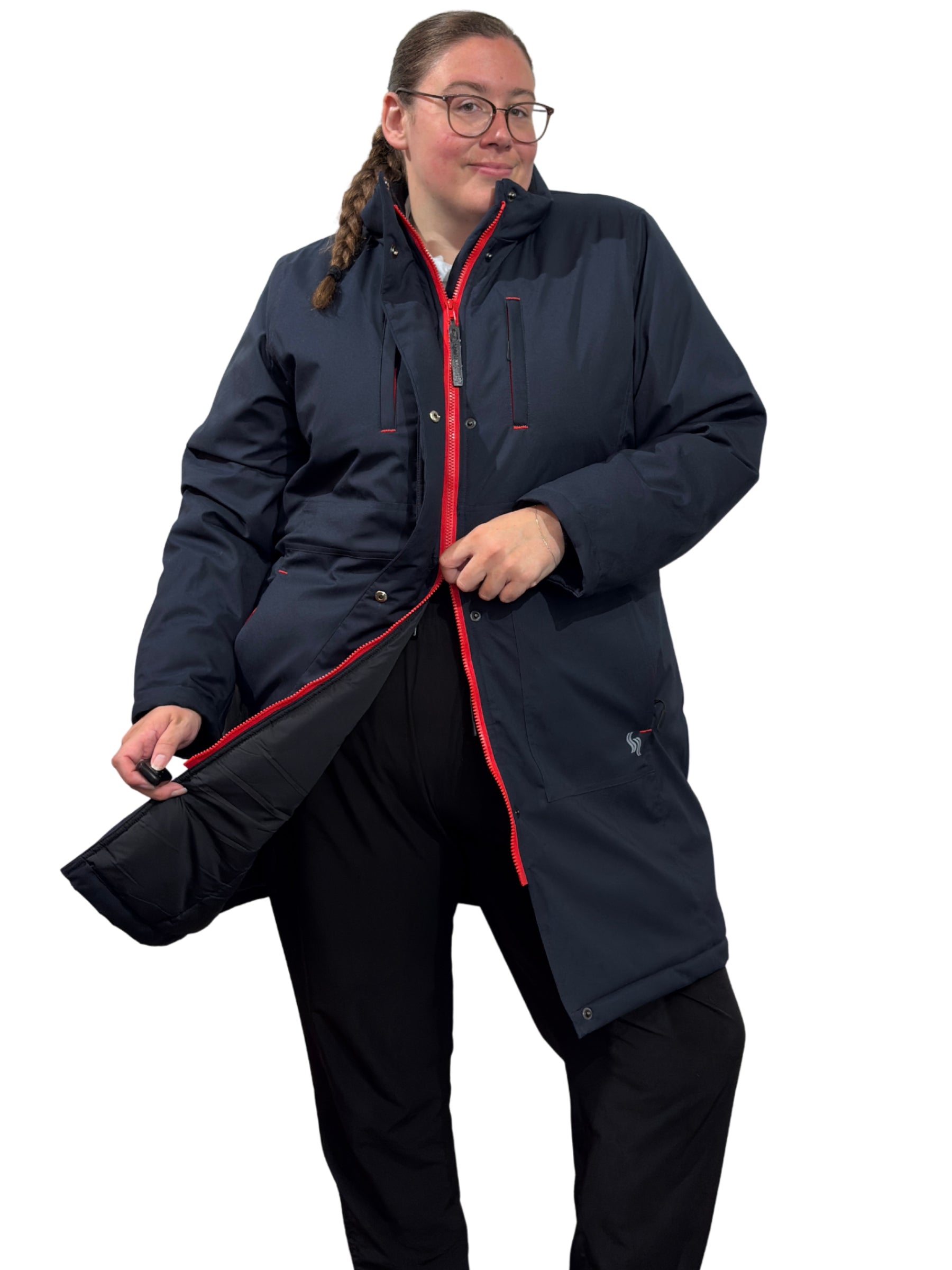 Plus Size Harfang Insulated coat by Sportive Plus
