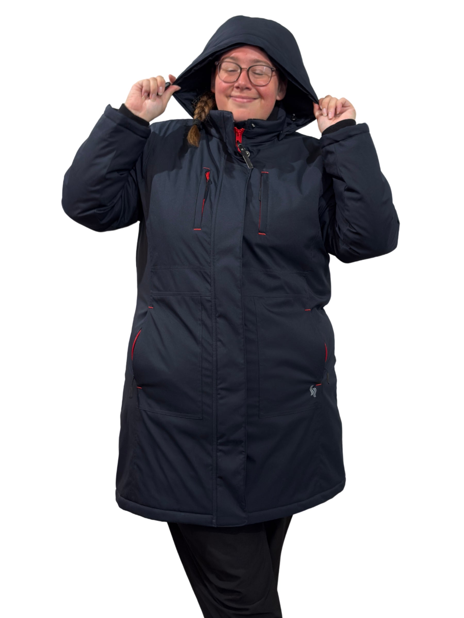 Plus Size Harfang Insulated coat by Sportive Plus