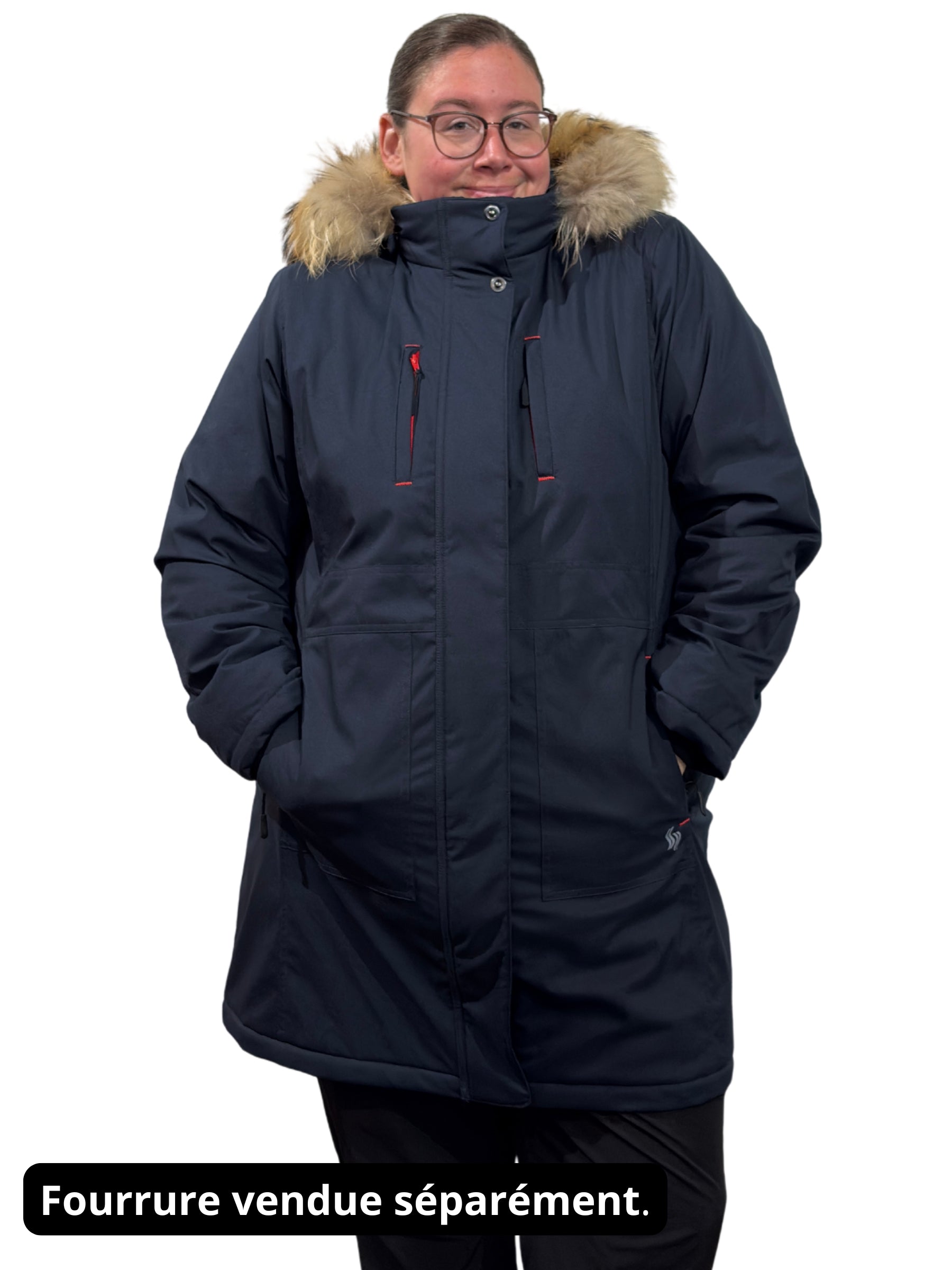 Plus Size Harfang Insulated coat by Sportive Plus