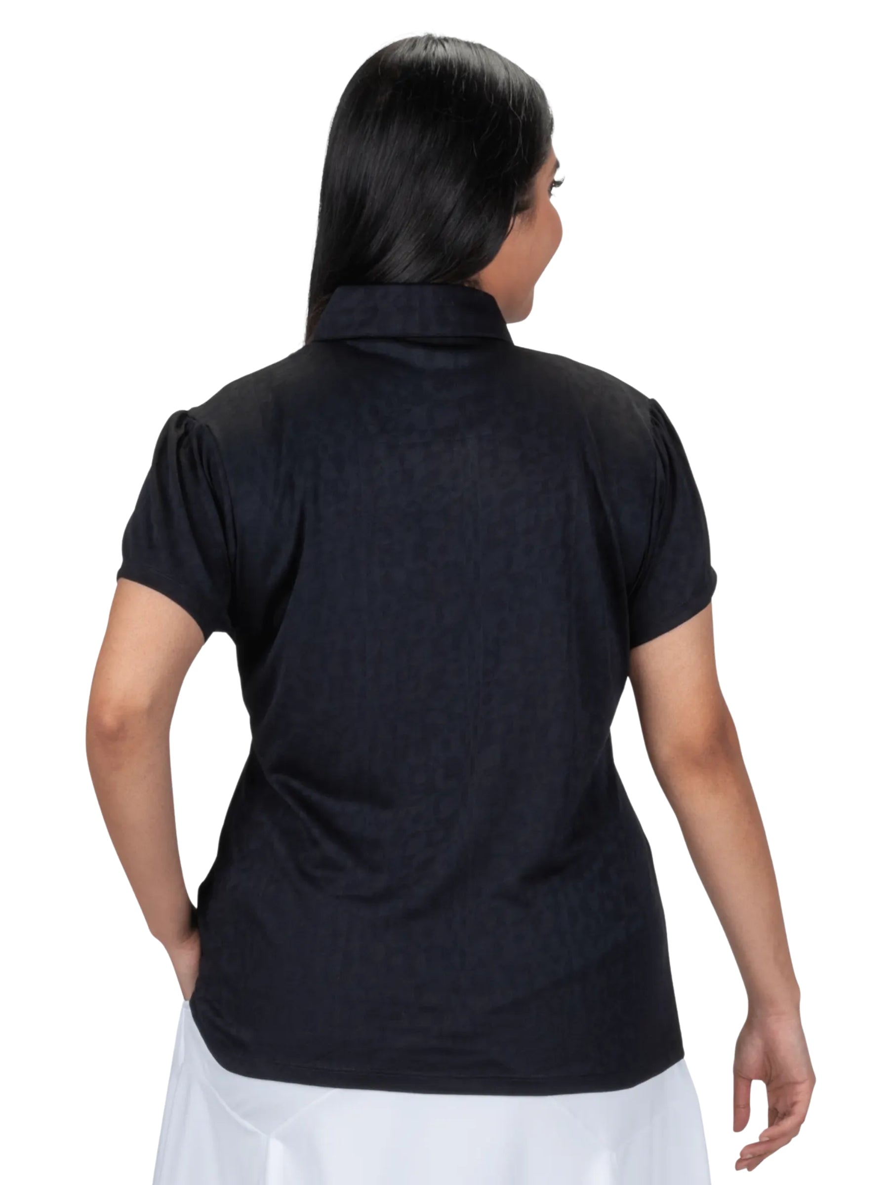 Polo de Golf Swagger Taille Plus - Noir